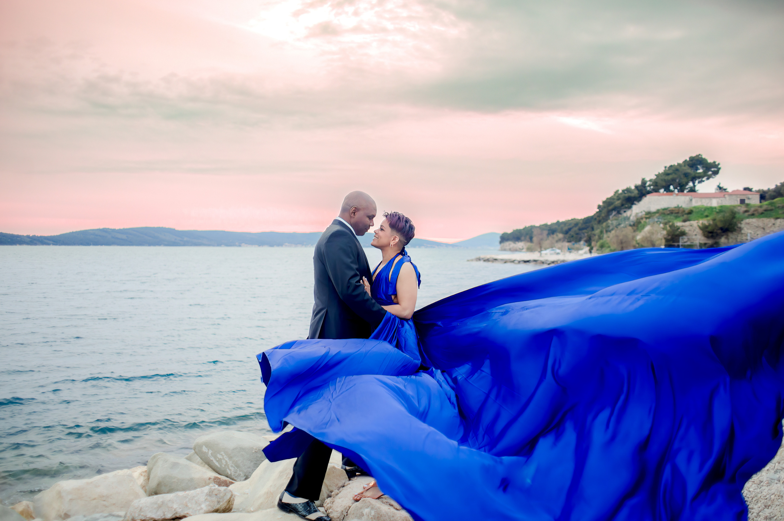 Flying Dress Photographer in Croatia, Montenegro, Bosnia, Italy, all EU