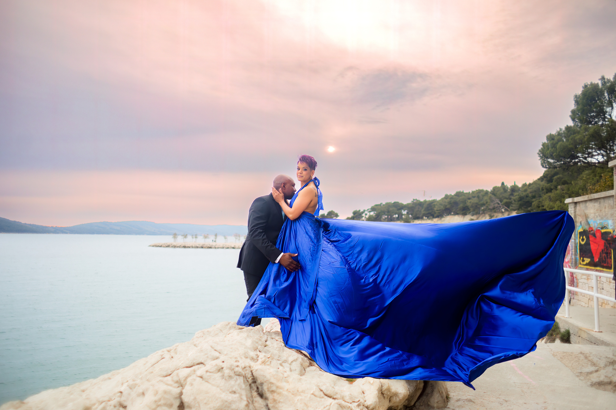 Flying Dress Photographer in Croatia, Montenegro, Bosnia, Italy, all EU