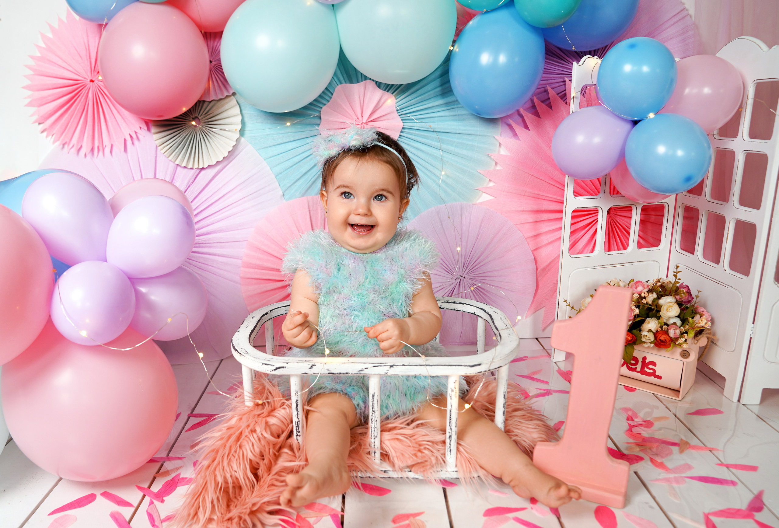 Фотосессия ГОДОВАСИЕ. Фотограф новорожденных, детей до года и беременных в Симферополе