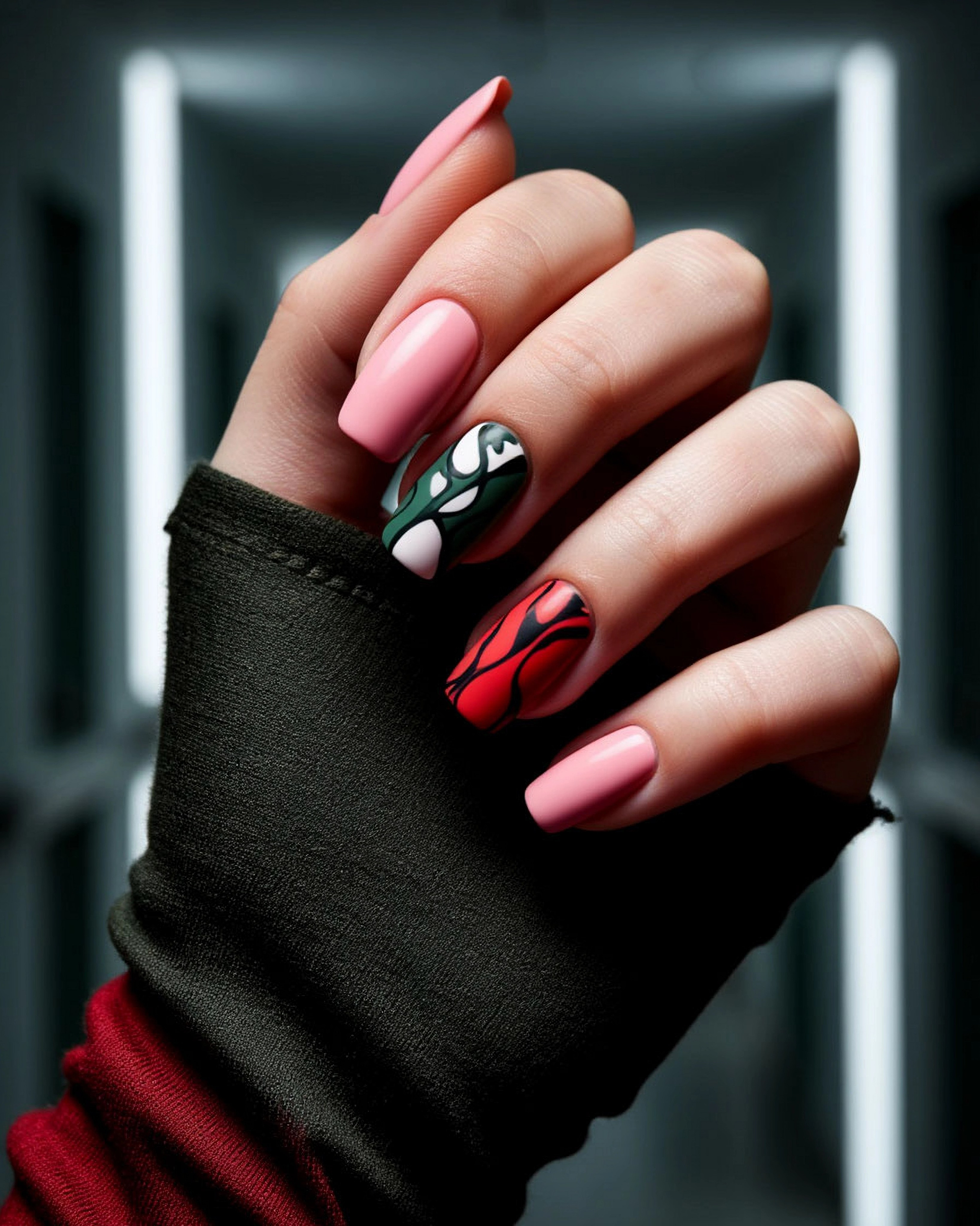 Squid Game Маникюр: Варианты Дизайна Ногтей. Школа для девочек во Владивостоке — Само Совершенство