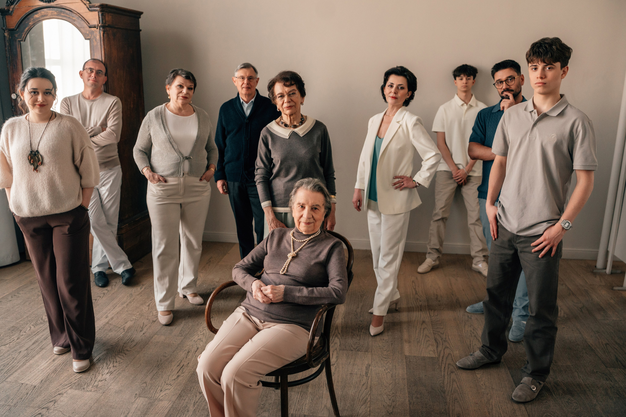 Фотосессия к 100-летию бабушки