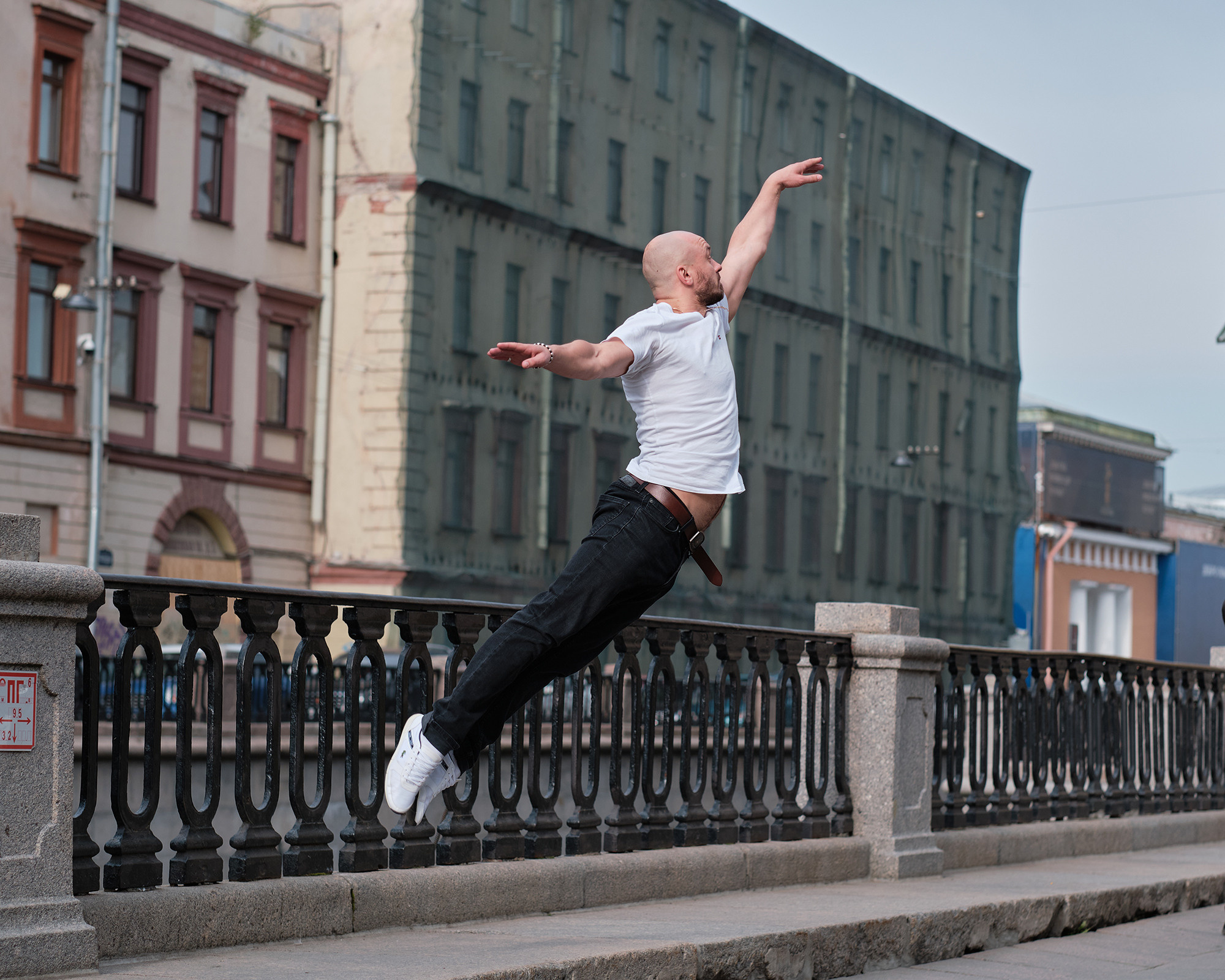 Балетная фотосессия Виталия и Даши у Исаакиевского Собора. Портретная фотосъемка в Москве. Фотограф Алексей Афанасьев