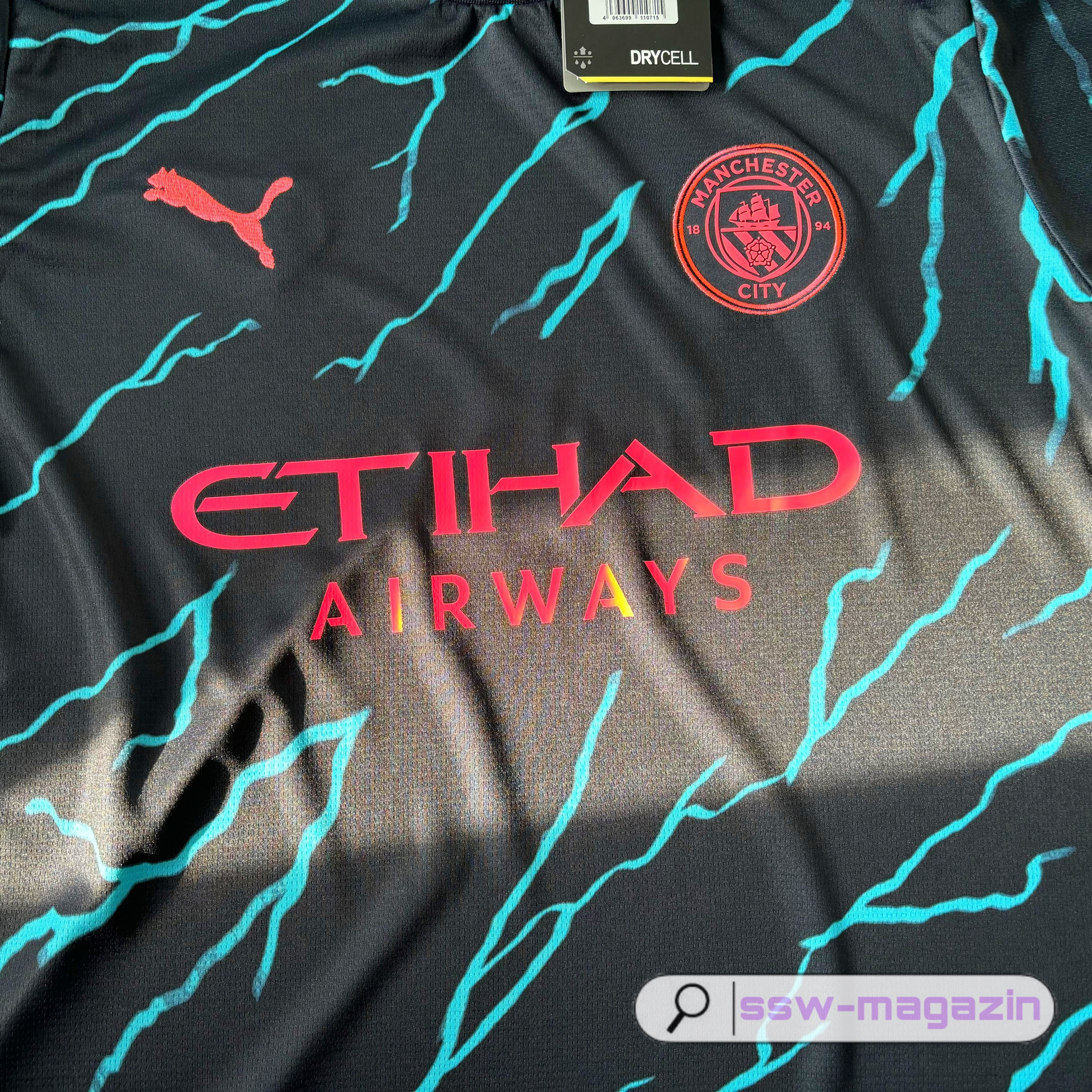 Джерси Manchester City молния 2023-2024 купить. Футбольный магазин — ssw_magazin