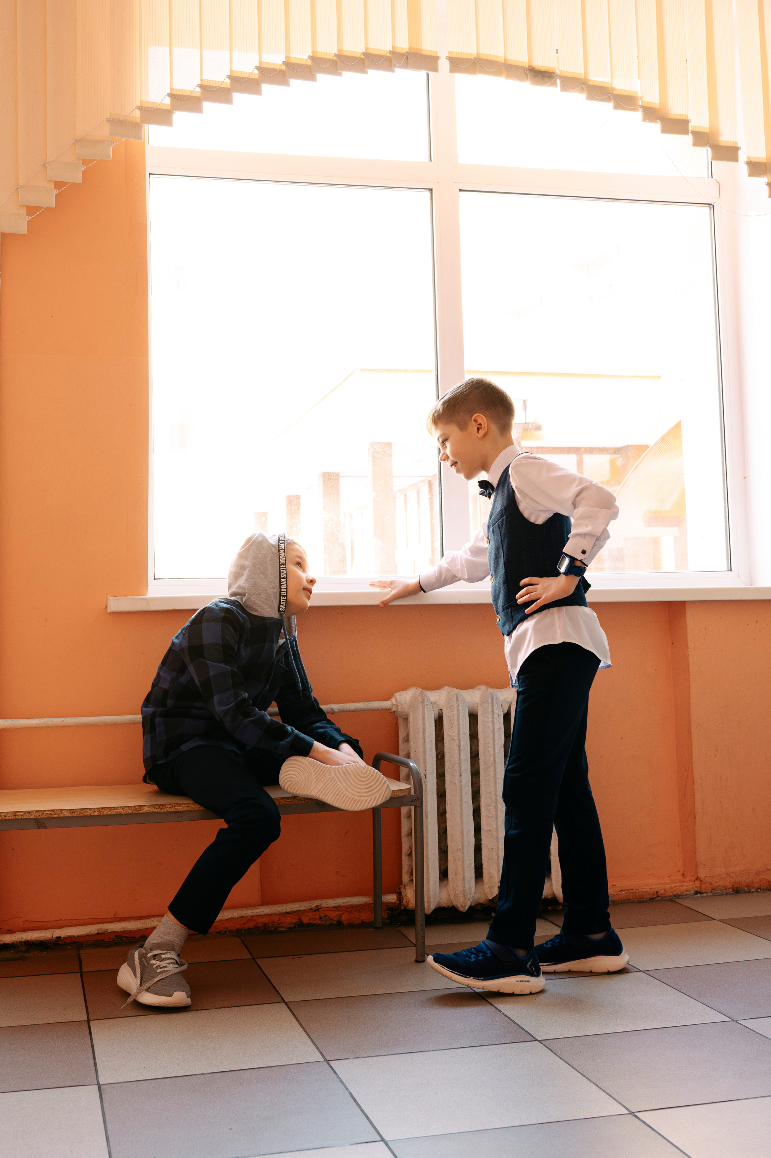 Школьная фотосессия для начальных классов. Анна Боровикова, фотограф Пушкино