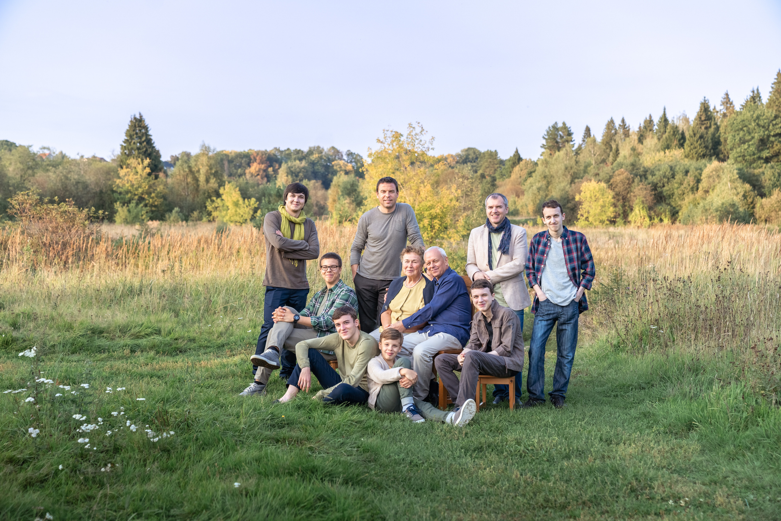 Портрет большой семьи