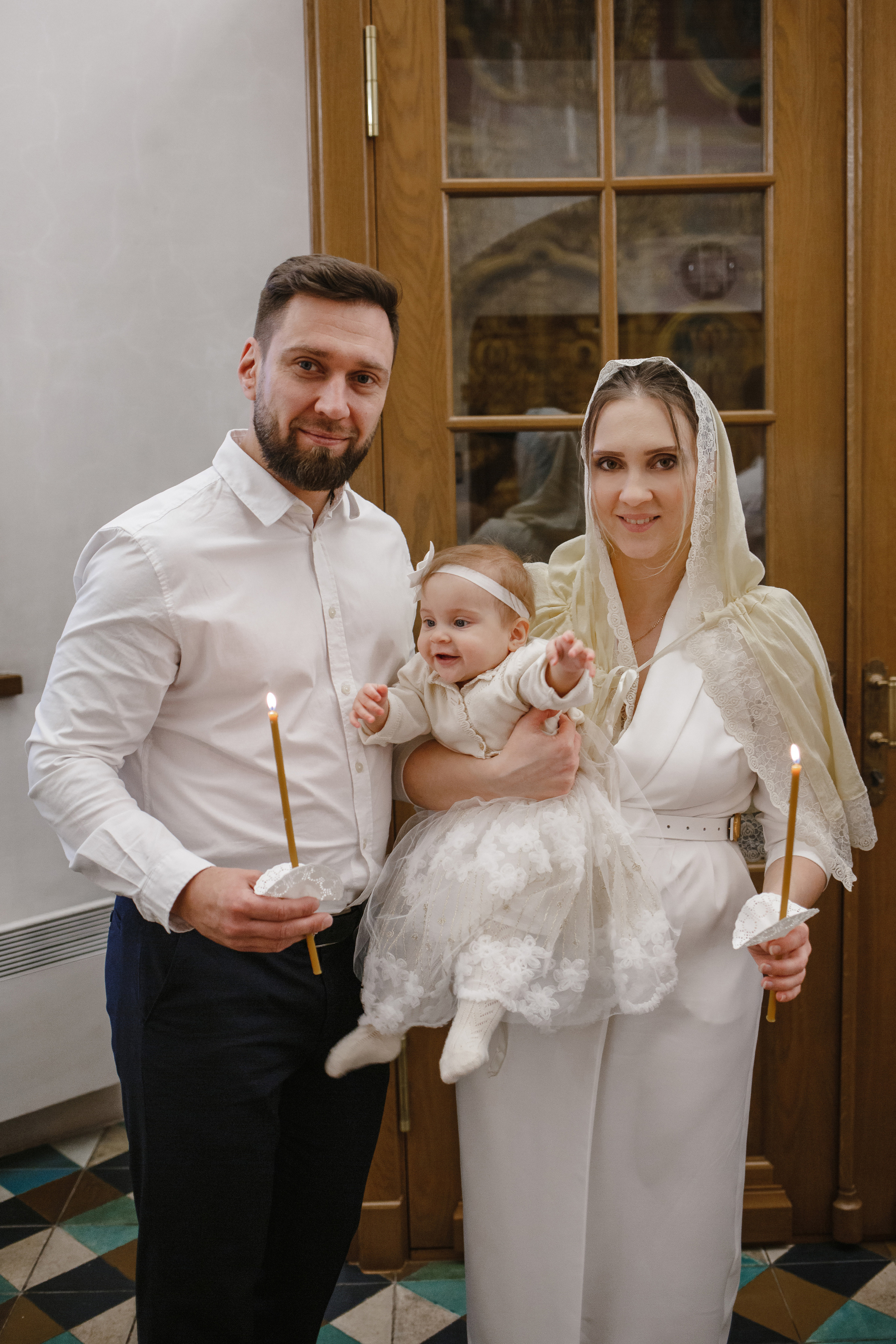 Крещение. Семейный фотограф Николаева Ольга