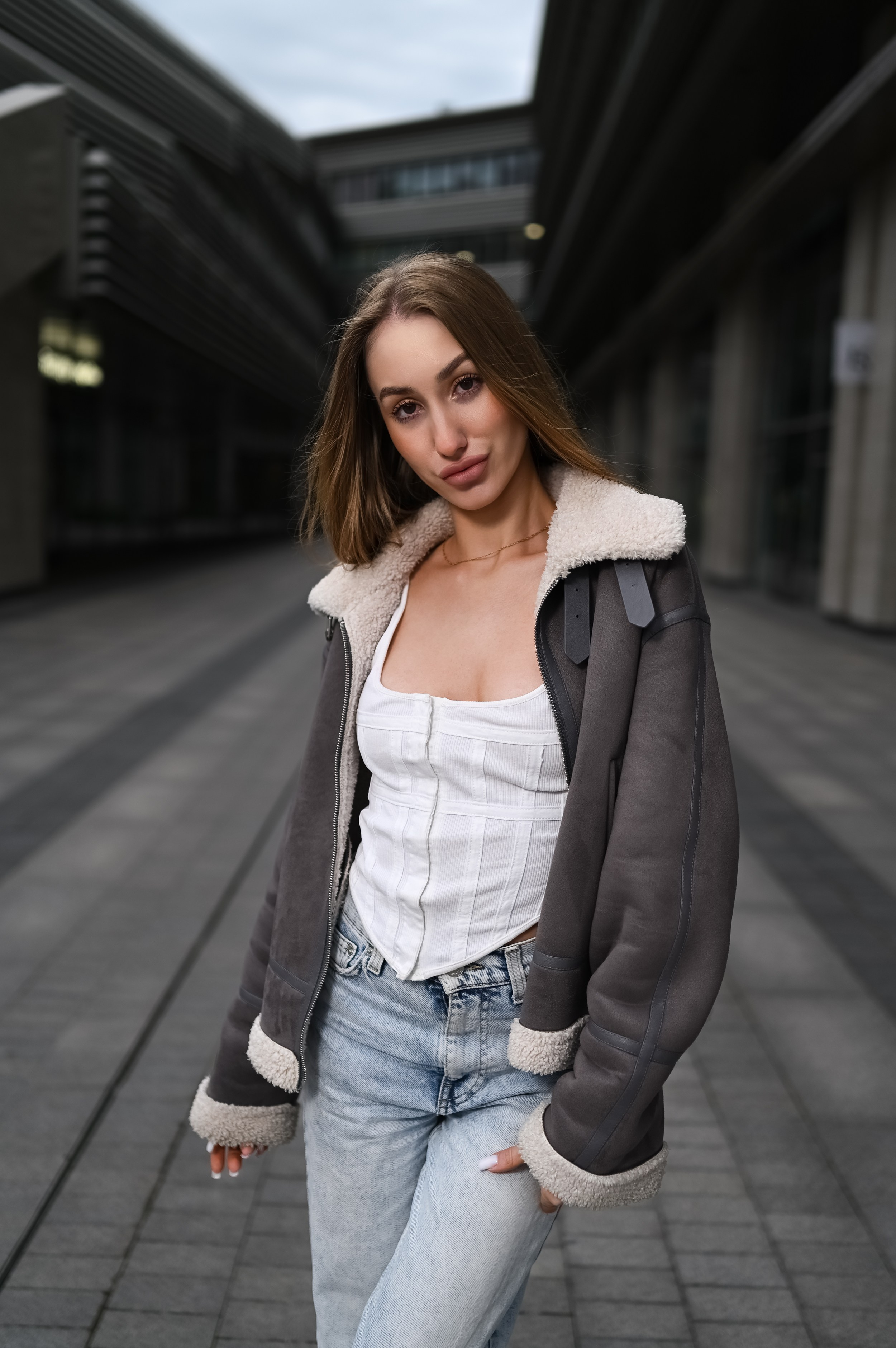 Архитектурный фон для прогулочная портретной фотосъёмки