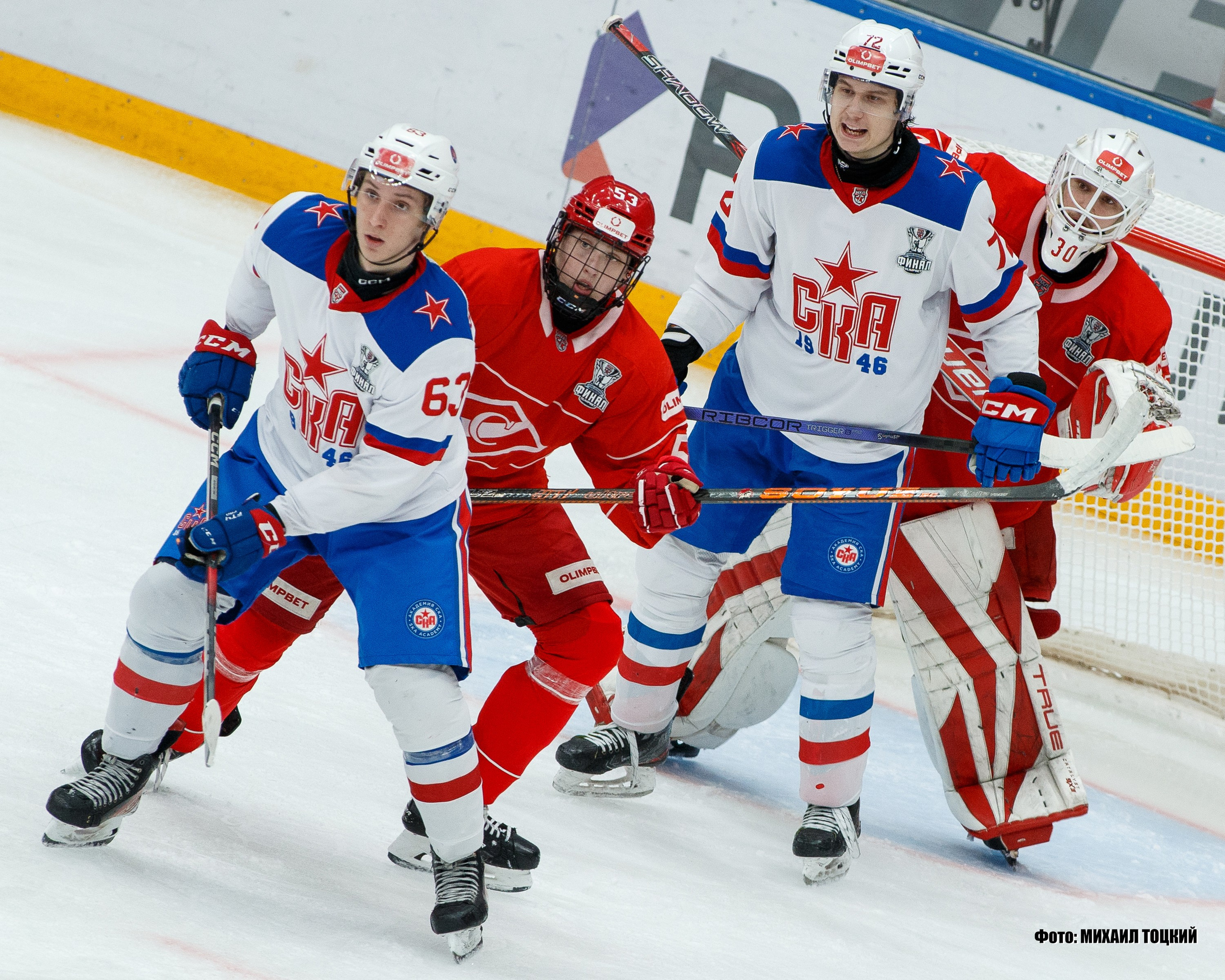 Фоторепортаж Финала Кубка Харламова. МХК Спартак (Москва) — СКА-1946 (Санкт-Петербург). Михаил Тоцкий портретный и репортажный фотограф в Москве