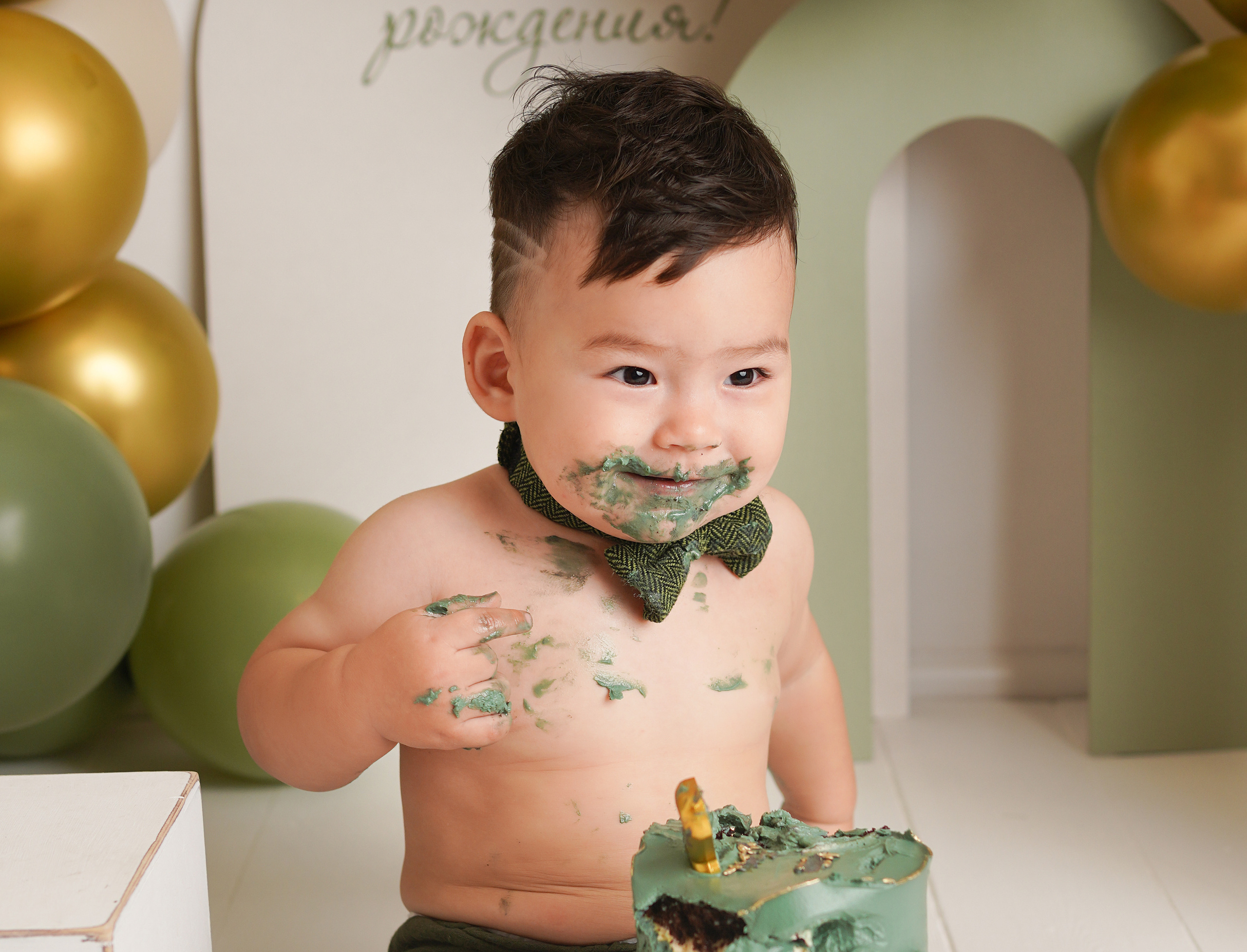 Детская фотосессия Первый год Саида. Детский фотограф и фотограф новорожденных в Калининград Оксана Иваний