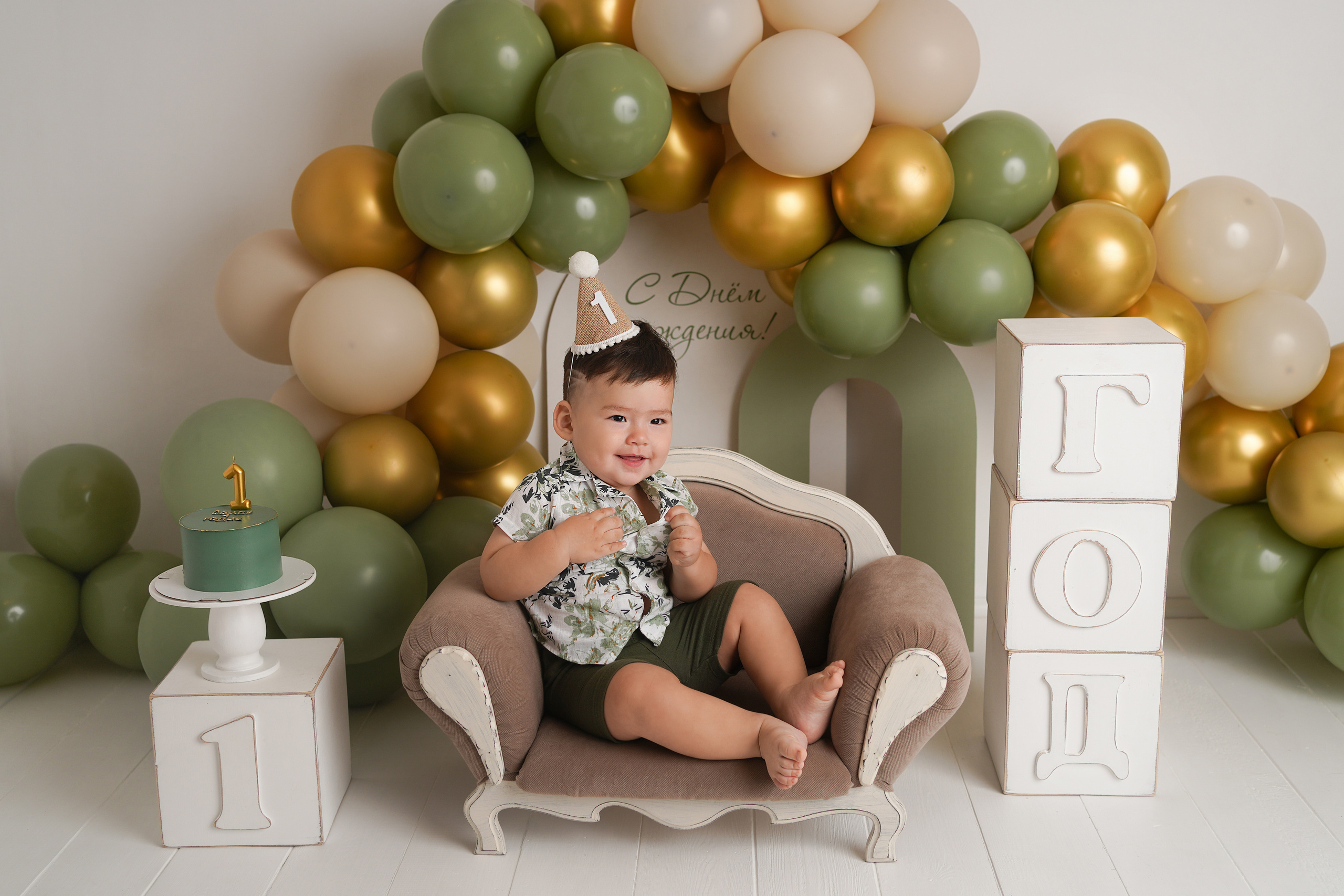 Детская фотосессия Первый год Саида. Детский фотограф и фотограф новорожденных в Калининград Оксана Иваний