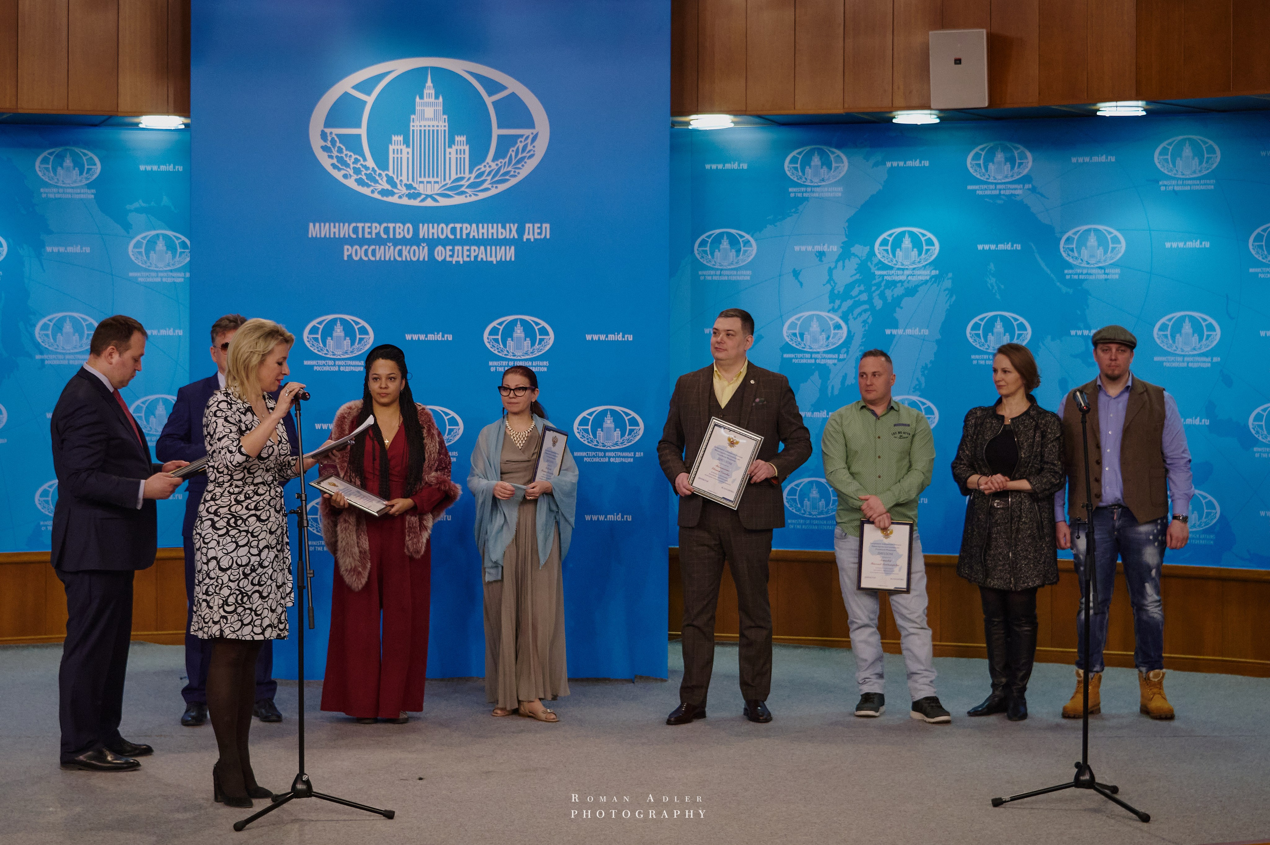 Презентация киноленты «Black to USSR». Фотограф Роман Адлер