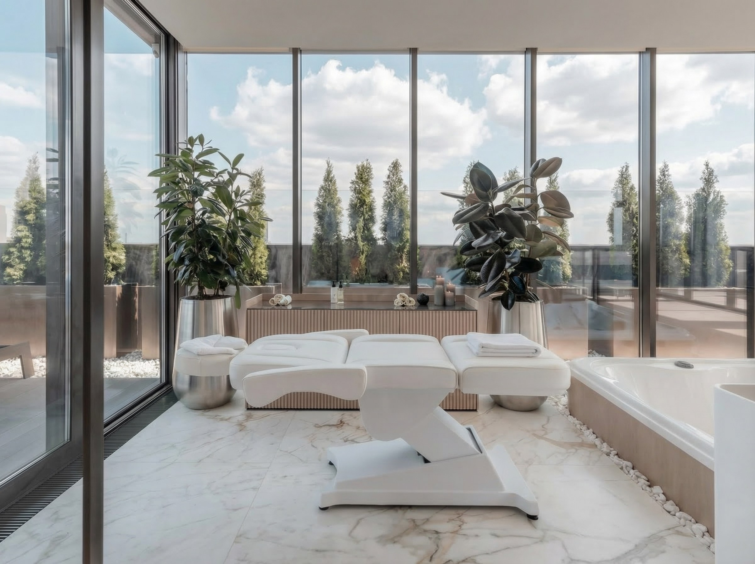 Дизайн двухуровневого пентхауса 500 м² с террасами и Wellness-зоной | Валерия Котович