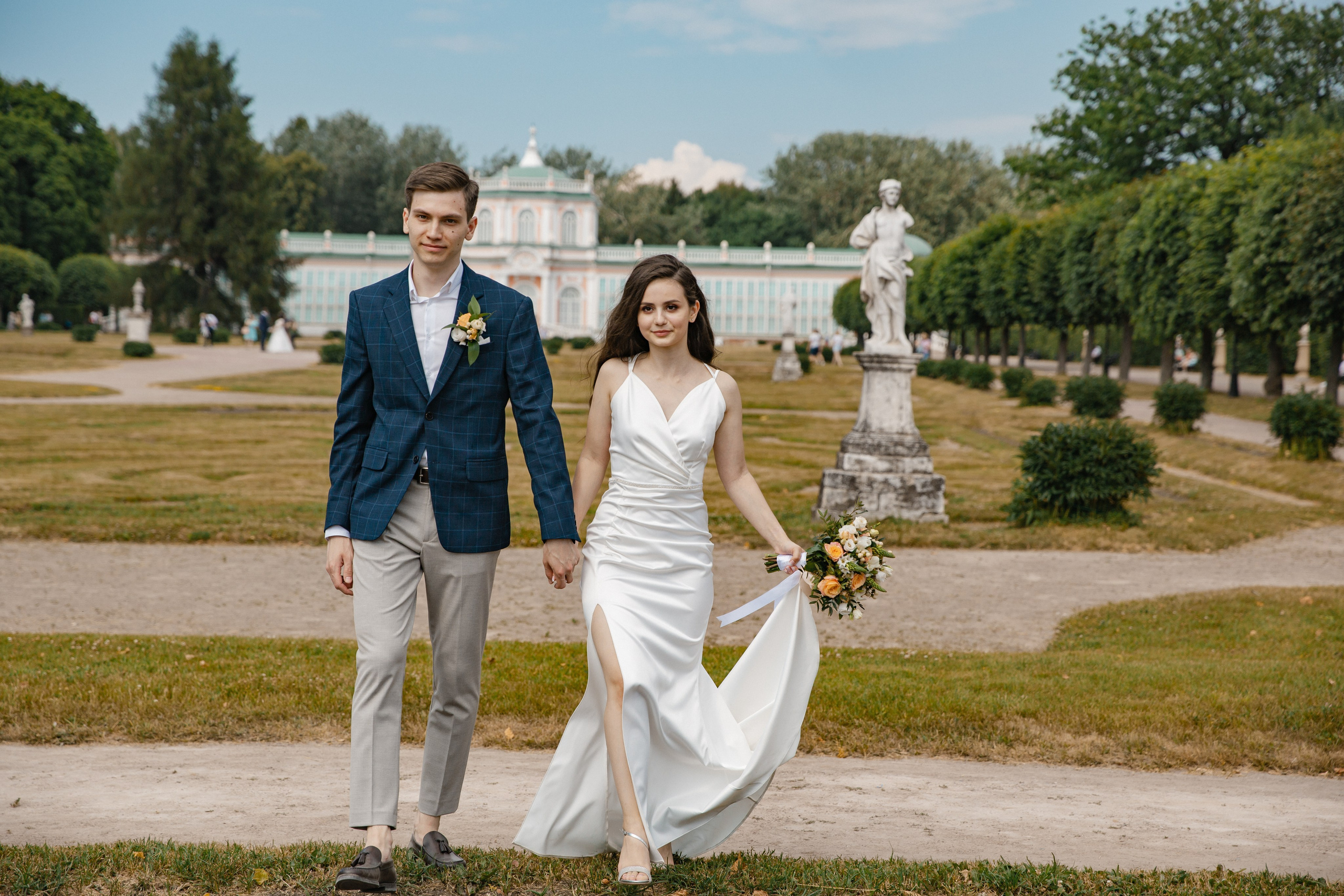 Свадебная фотосессия в Кусково. Фотограф и видеограф Анна Домашенко
