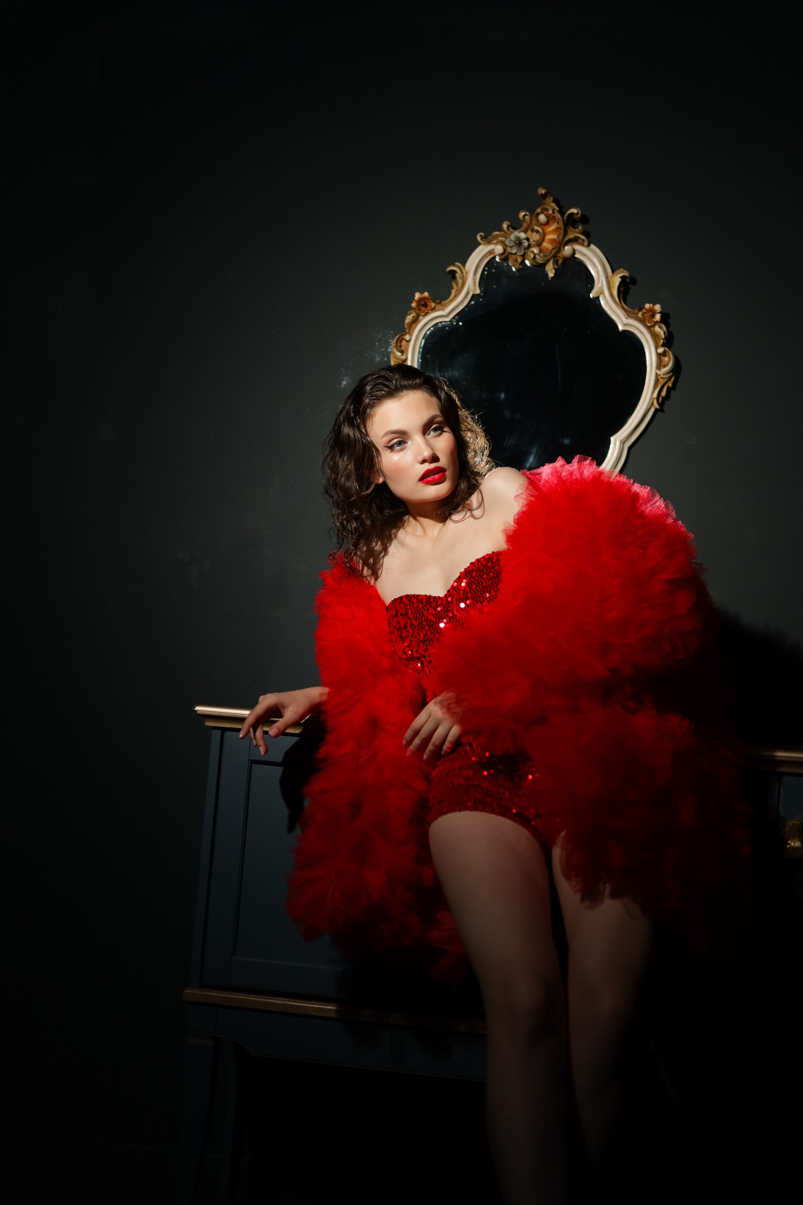 Роскошная Кристина и красный бархат. Свадебный фотограф Беларусь Ольга Козыренко
