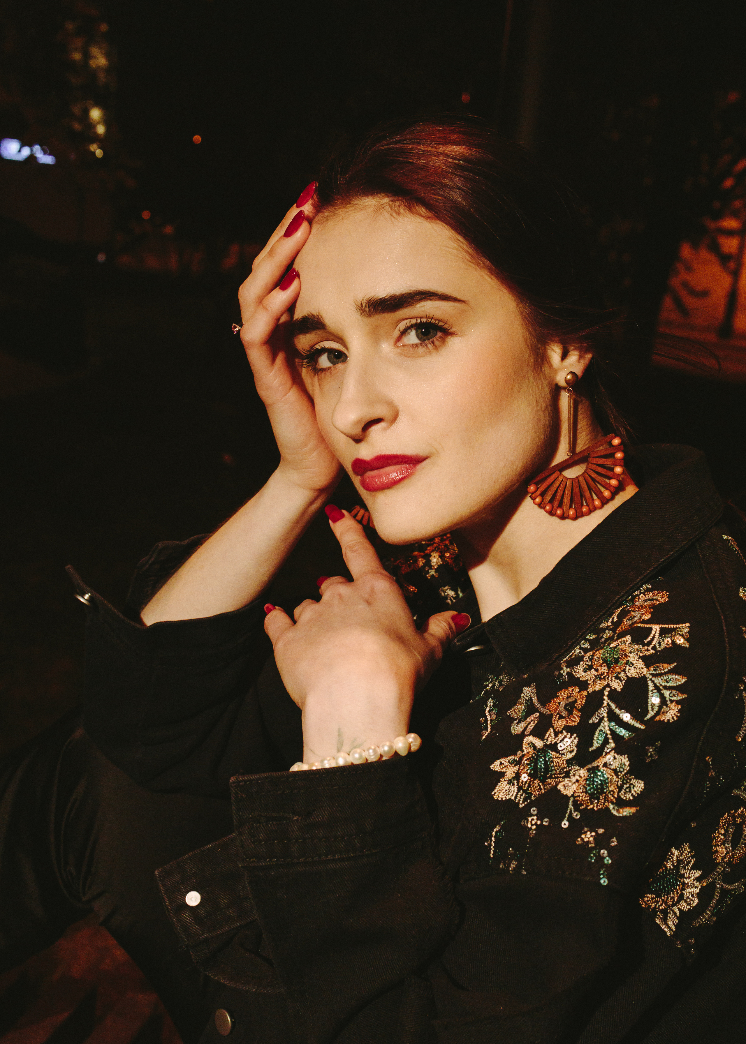 Аглая и ночная Москва. Анна Самохина. Фотограф. Москва