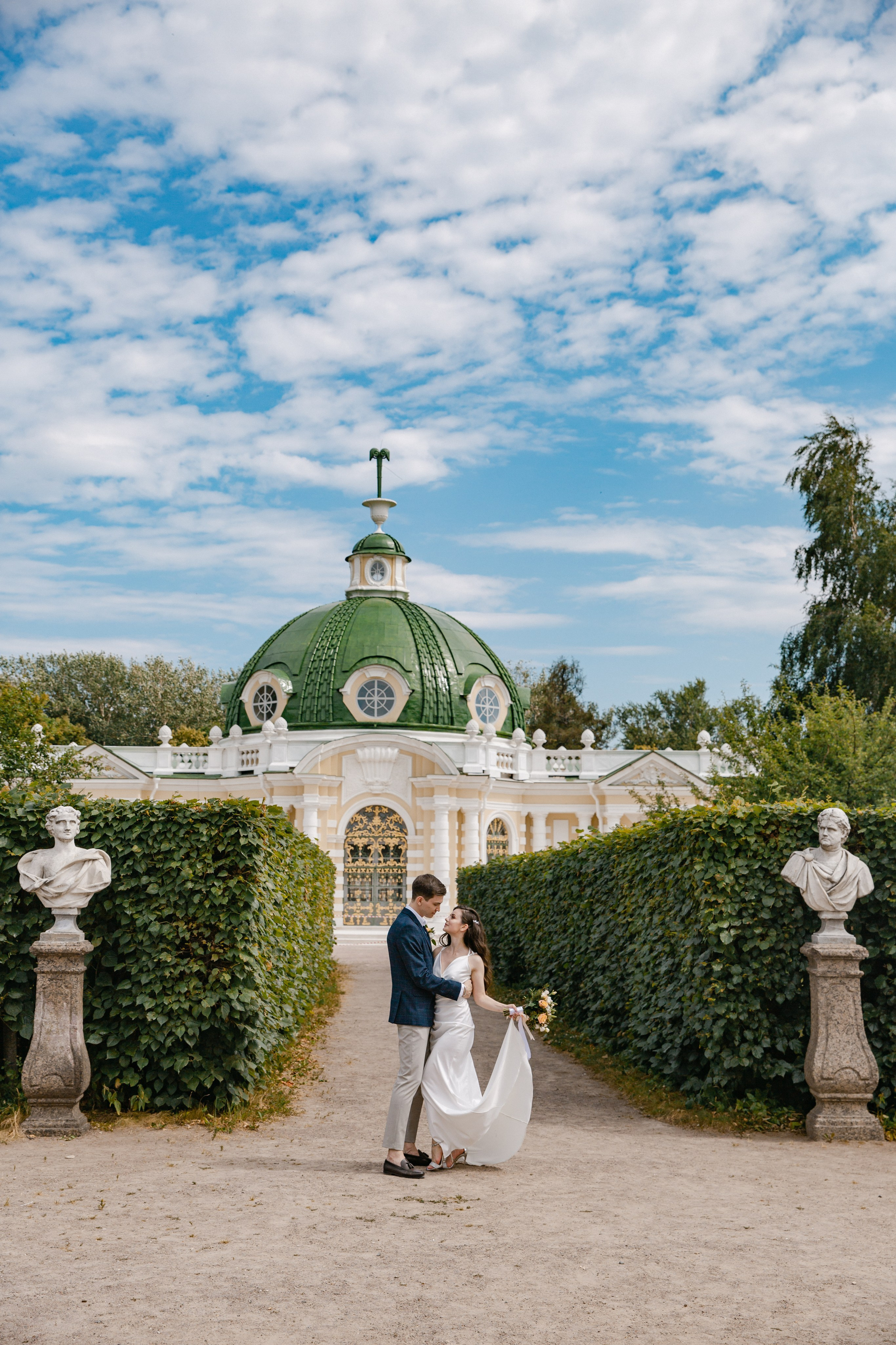 Свадебная фотосессия в Кусково. Фотограф и видеограф Анна Домашенко
