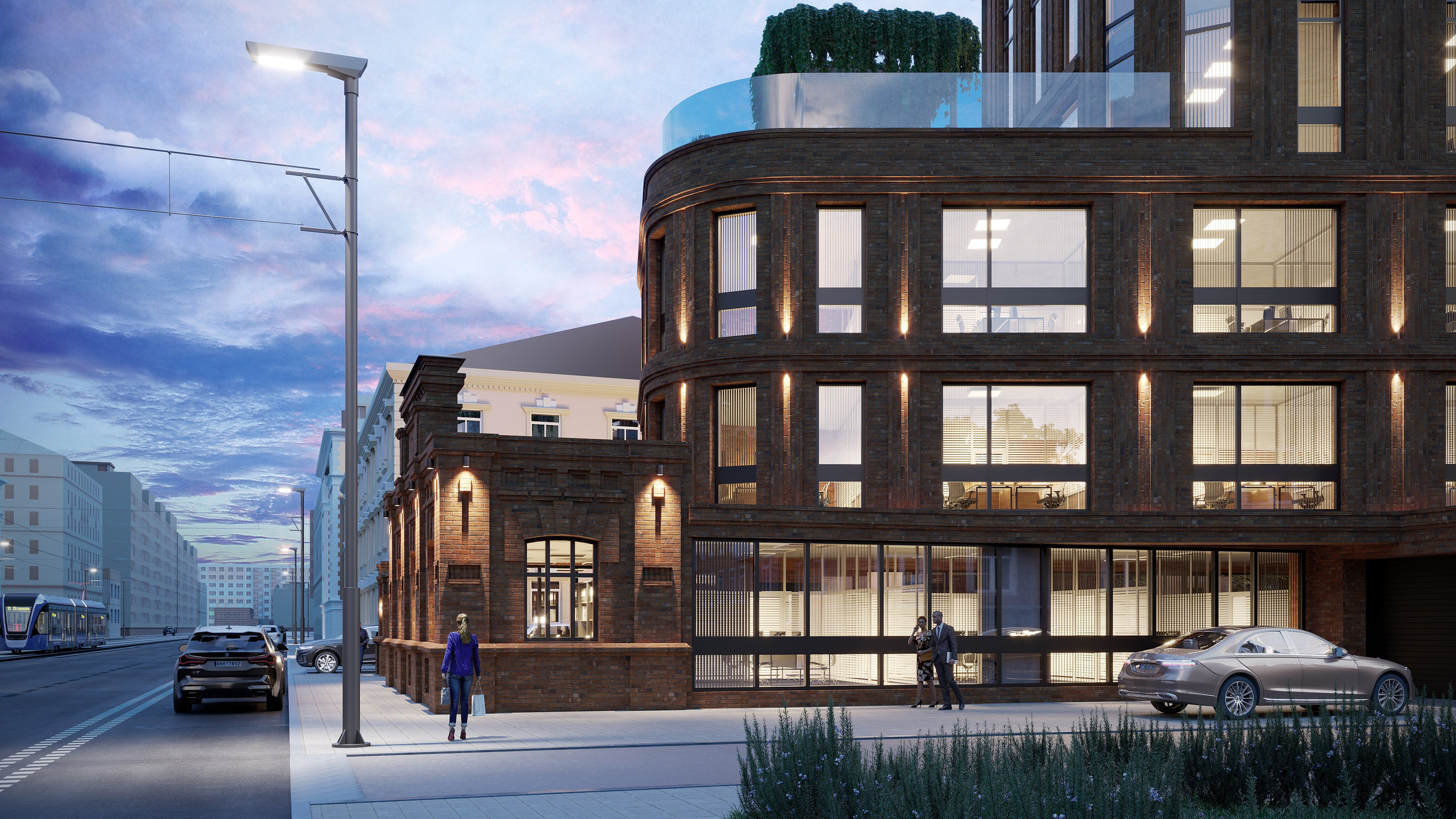 Office Building in Moscow — 3D Architectural Visualization. 3D INTERIOR AND ARCHITECTURE VISUALIZATION