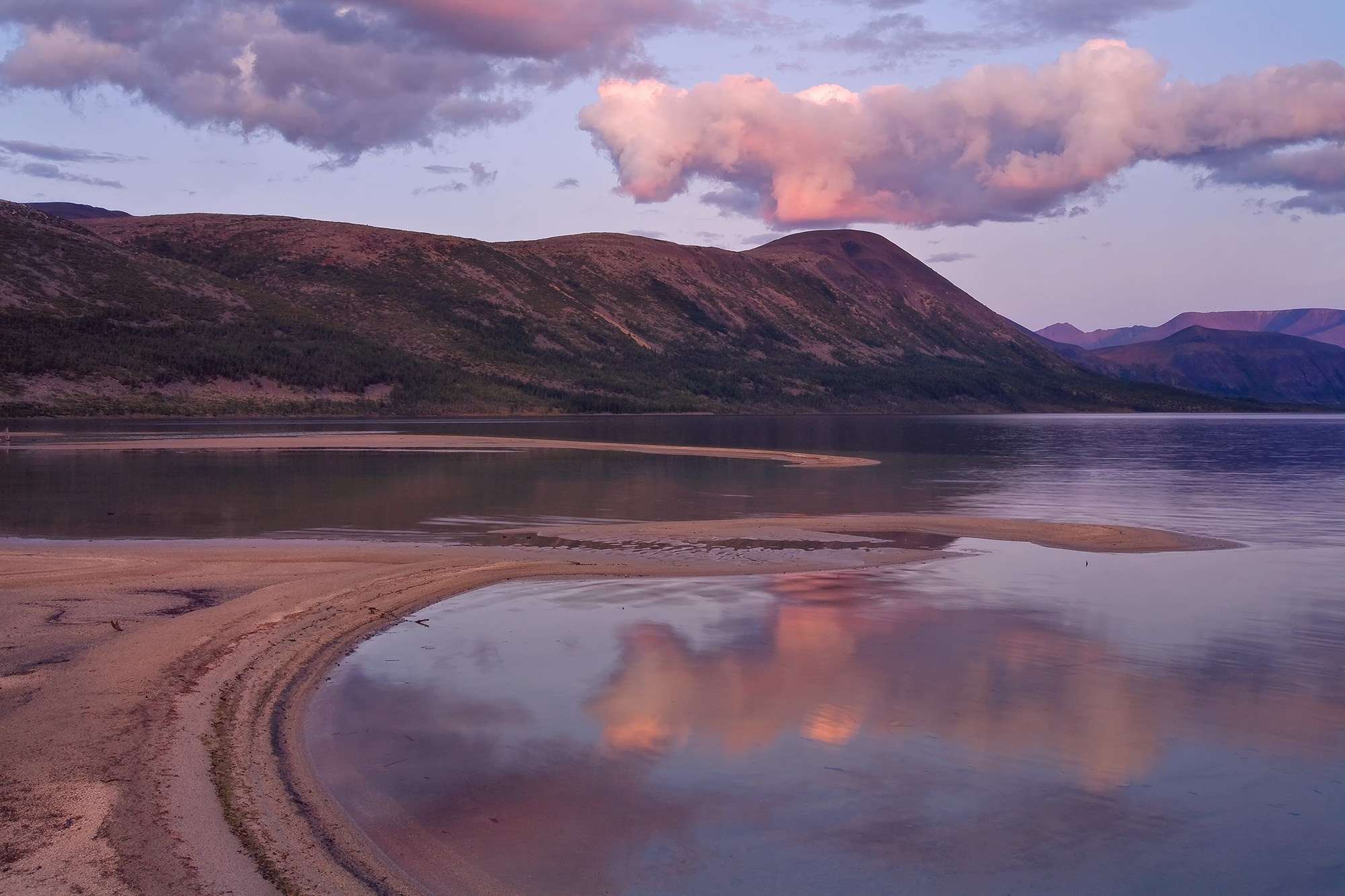 Озеро Малык. Залив на устье Оханджа. 026-4580