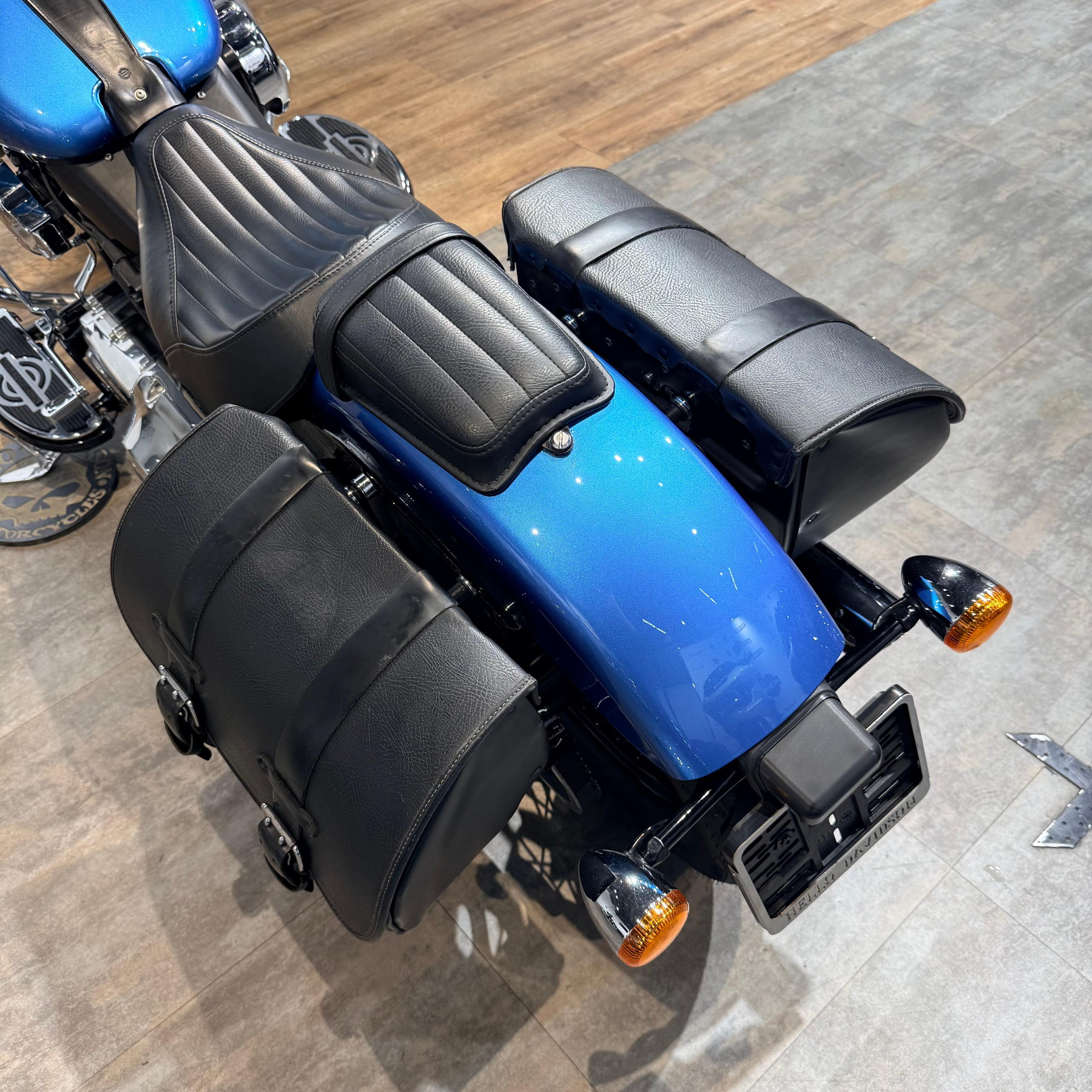 2013 HD Softail Slim ABS Big Blue Pearl (VIN *5HD*7751). Hello Davidson, Москва. Только хорошие мотоциклы…