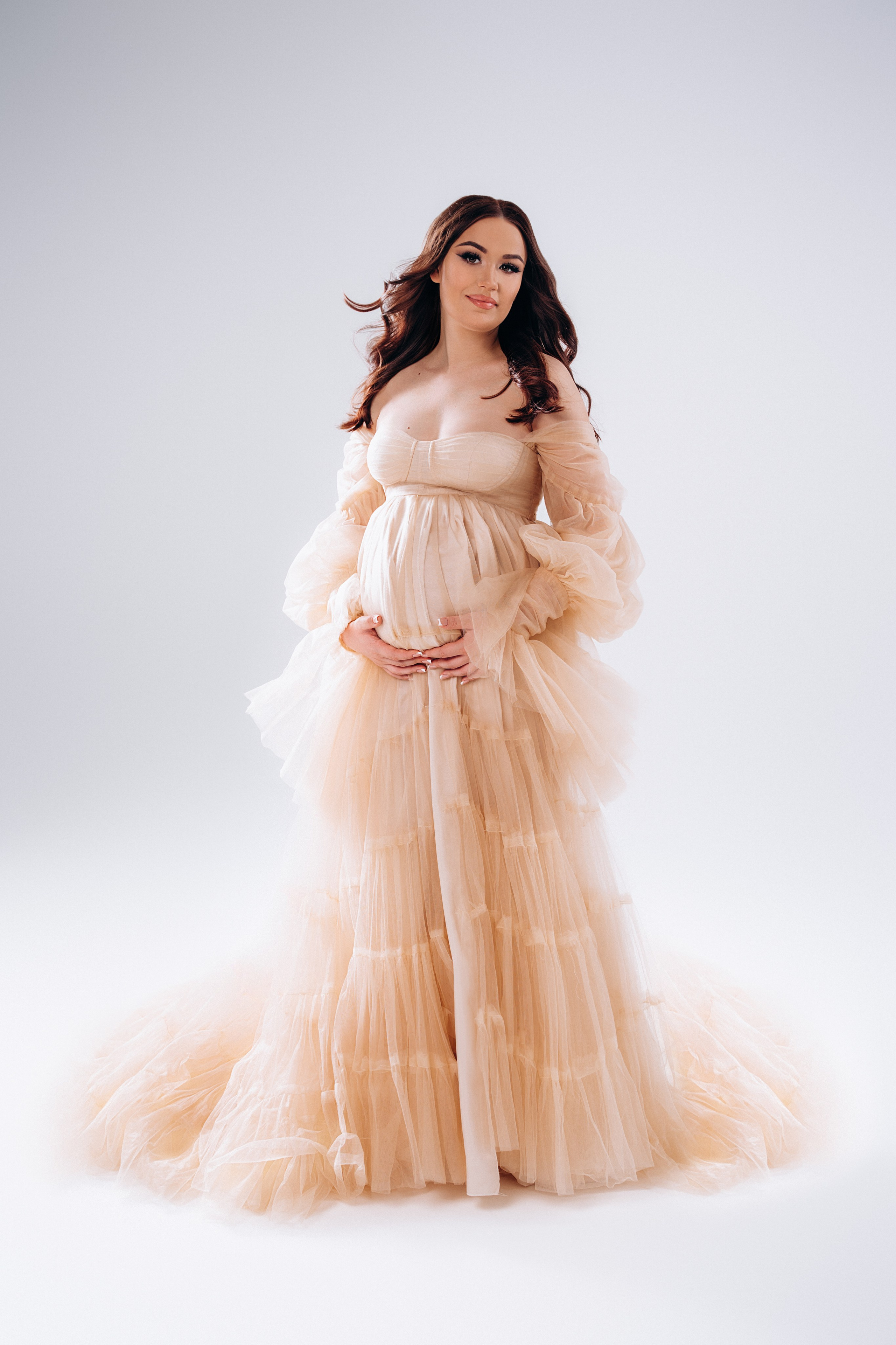 прокат платьев для фотосессии беременной