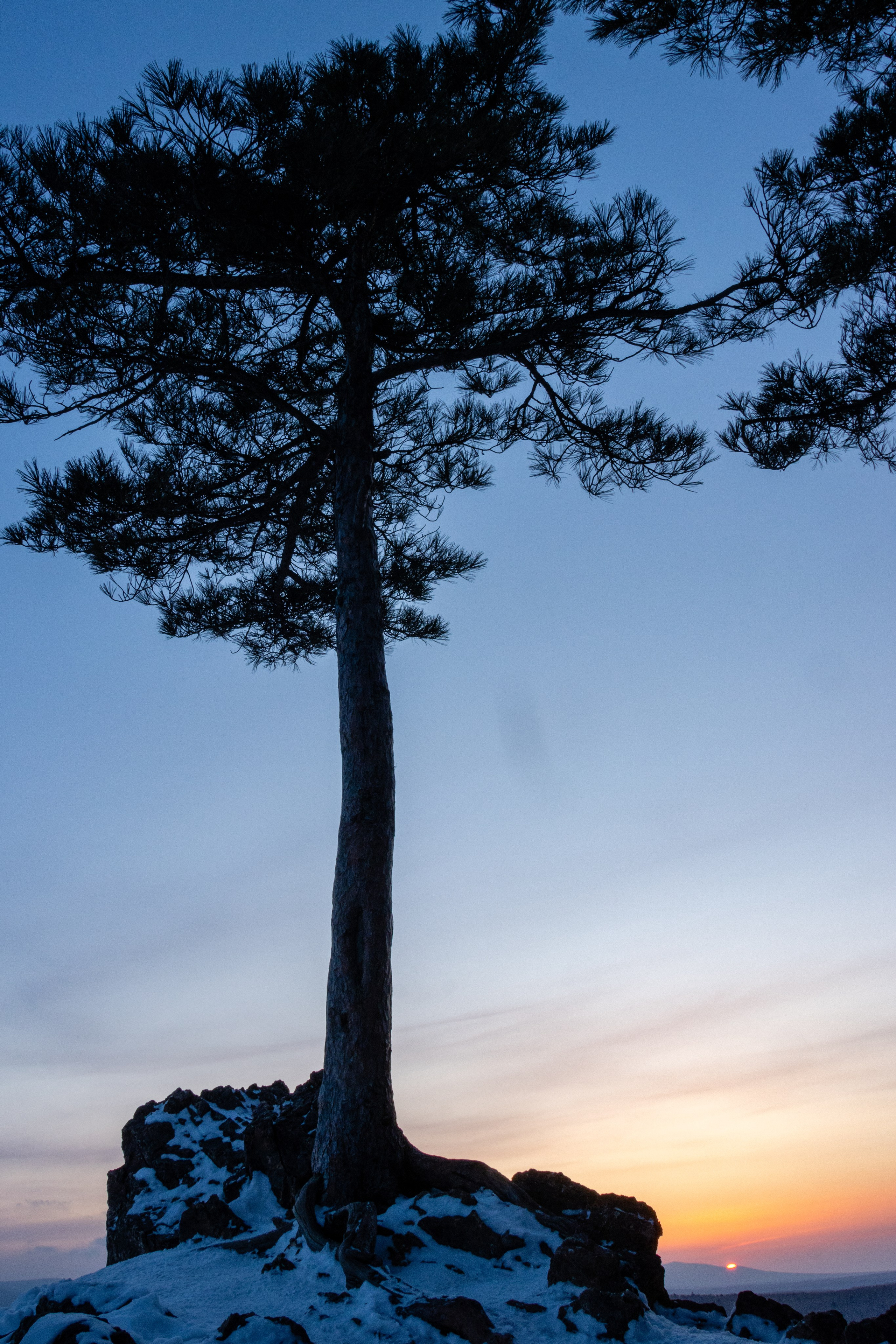Закат на сопке Змеинка, Хабаровск