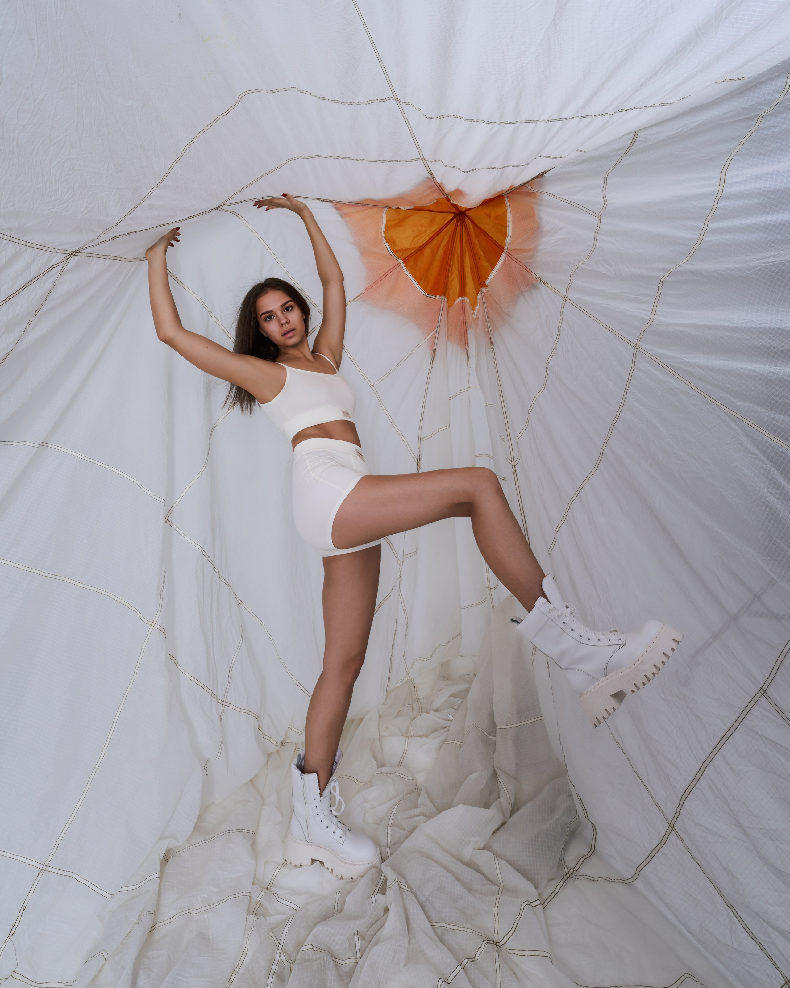 Съемка в парашюте. Фотограф в Санкт-Петербурге Татьяна Нетребенко