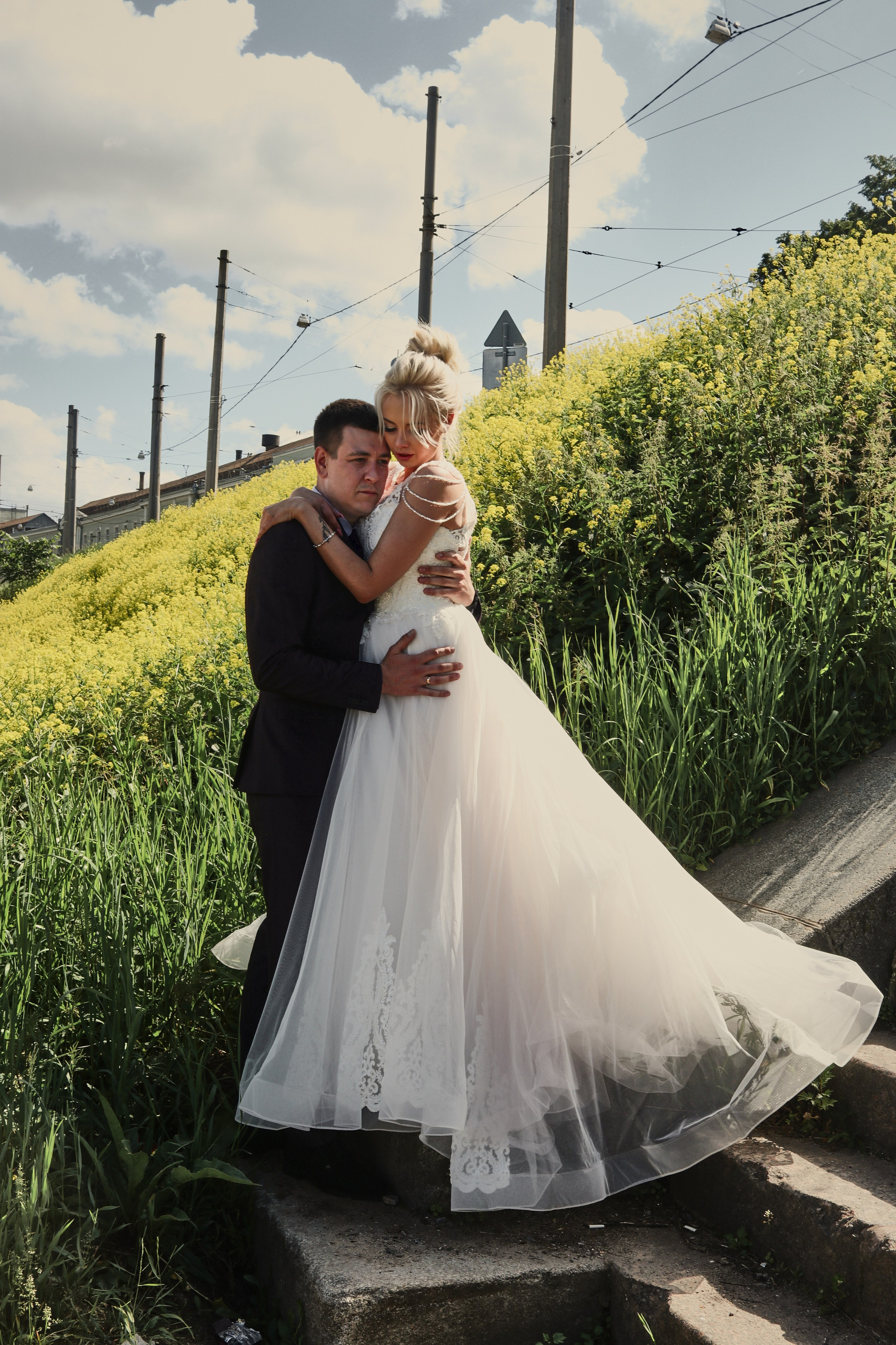 Они залезли на трактор…. Свадебный фотограф Анастасия Лахтионова