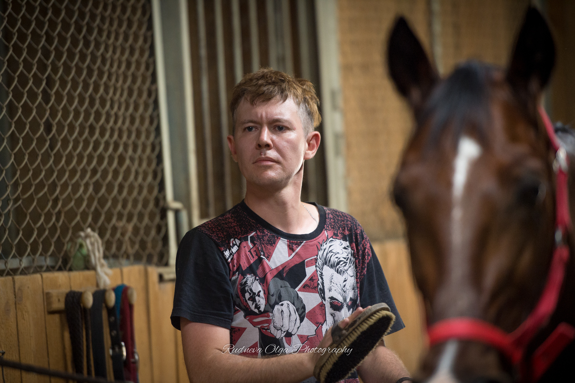 Частная тренировка по конкуру. ТУРНИРНАЯ КОННАЯ ФОТОГРАФИЯ, Руднева Ольга и Евгений Адеев