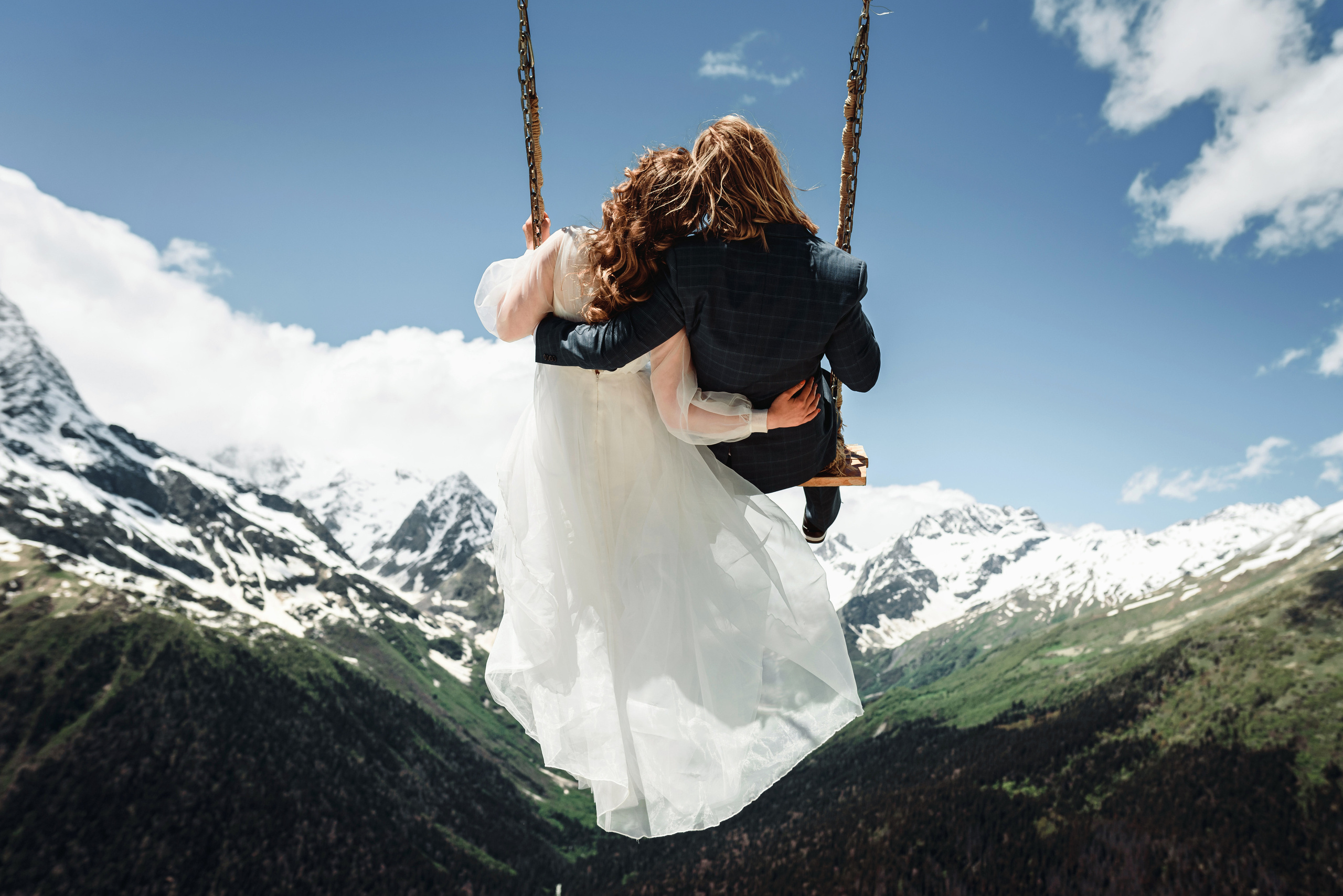 Свадьба Олега и Екатерины (Домбай). Свадебный и travel фотограф в Волгограде, Сочи, Домбае, Европе