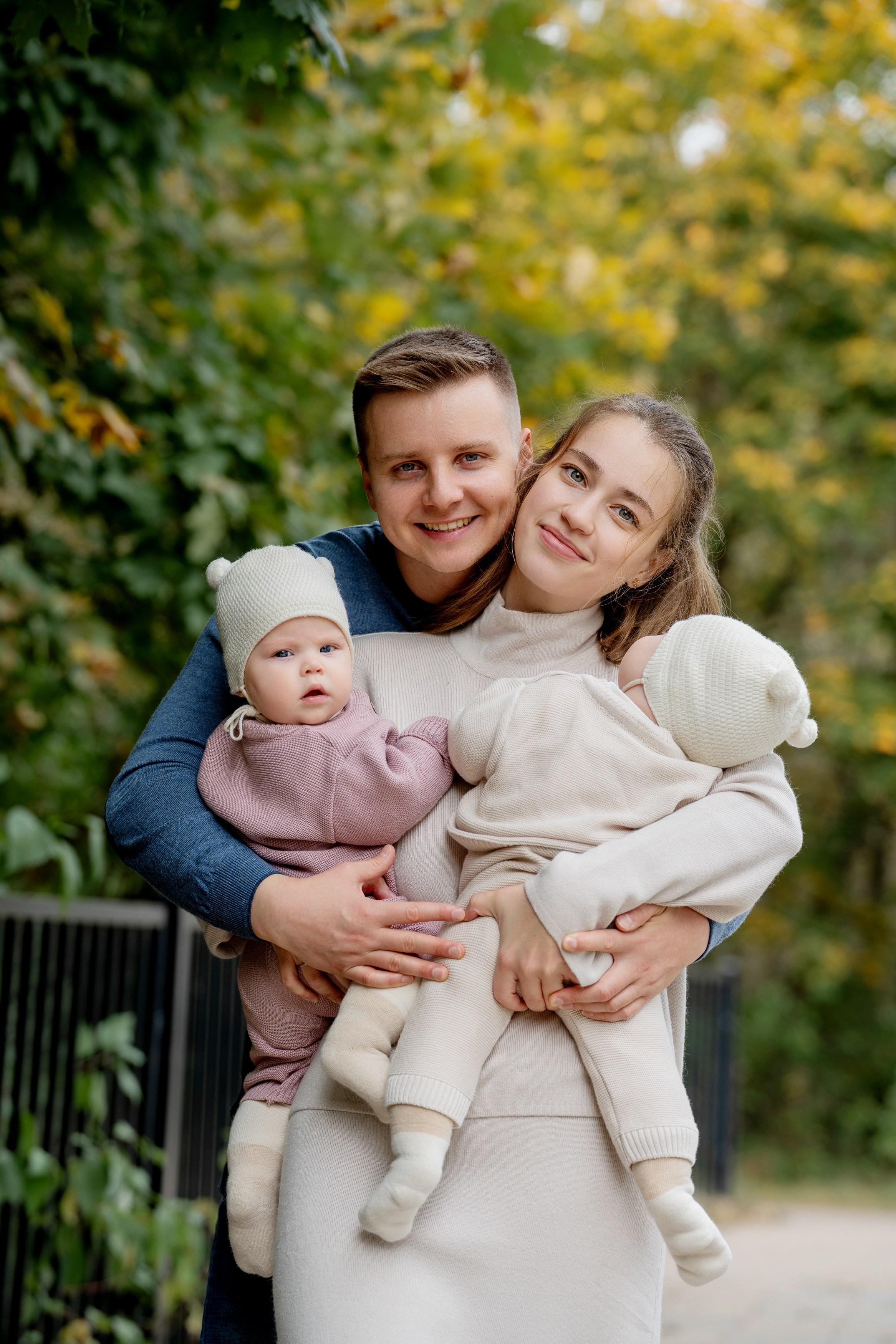 Семейная фотосессия в парке. Портретный фотограф Олеся Владимирова в Москве