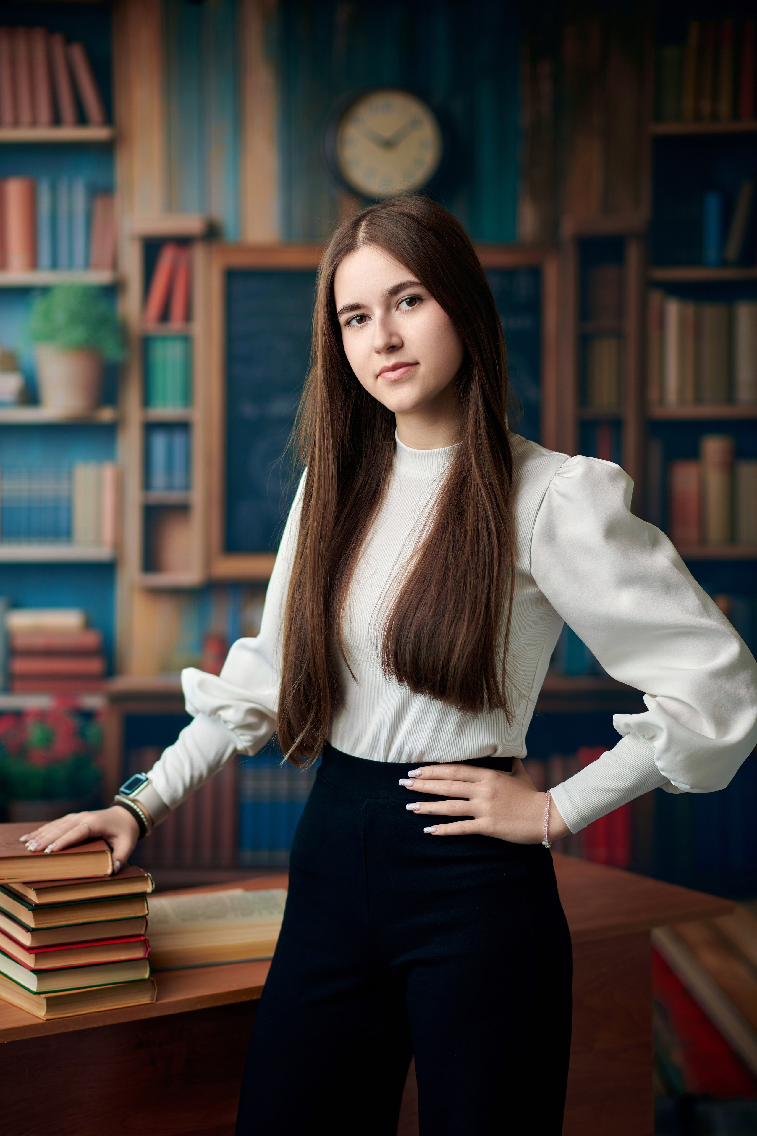 Портрет для выпускного альбома старших классов