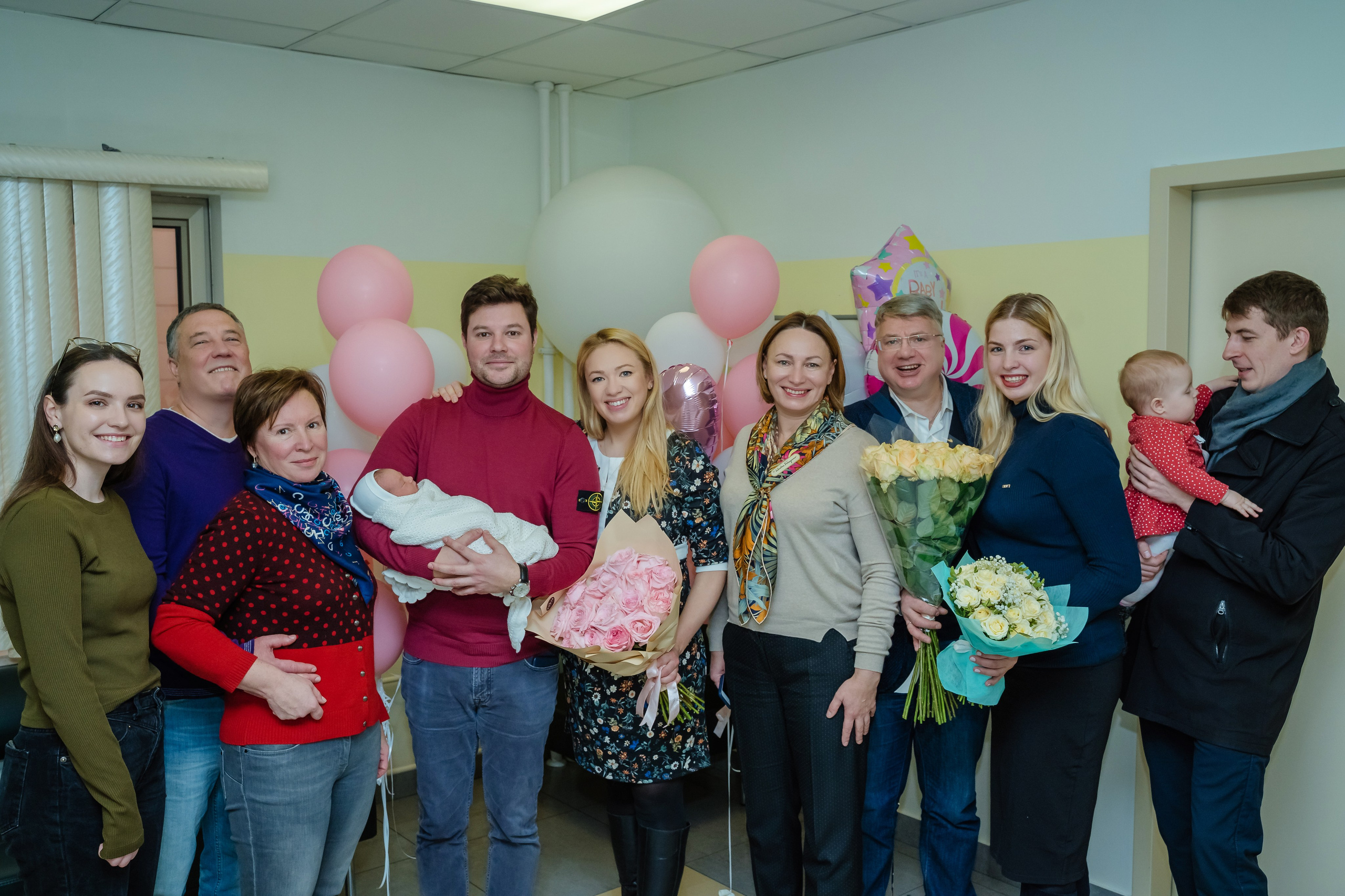 выписка в роддоме фотосессия