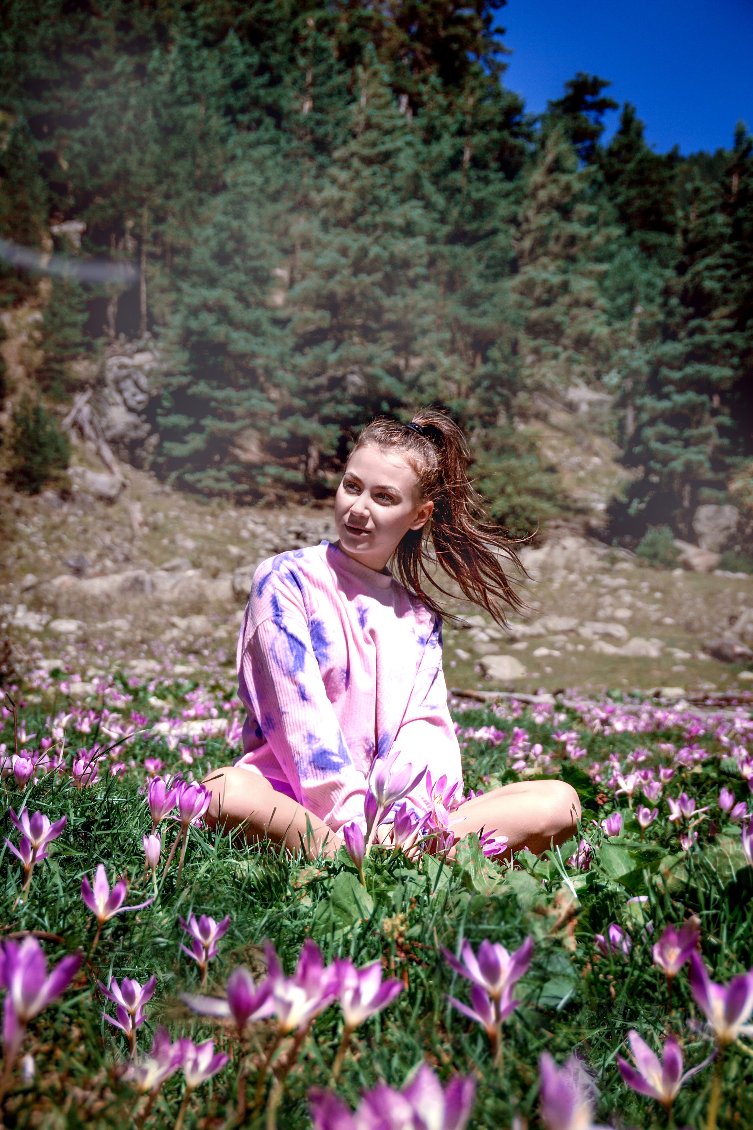 Фотосессия в крокусах. Фотограф и видеограф в Ставрополе Инна Попова