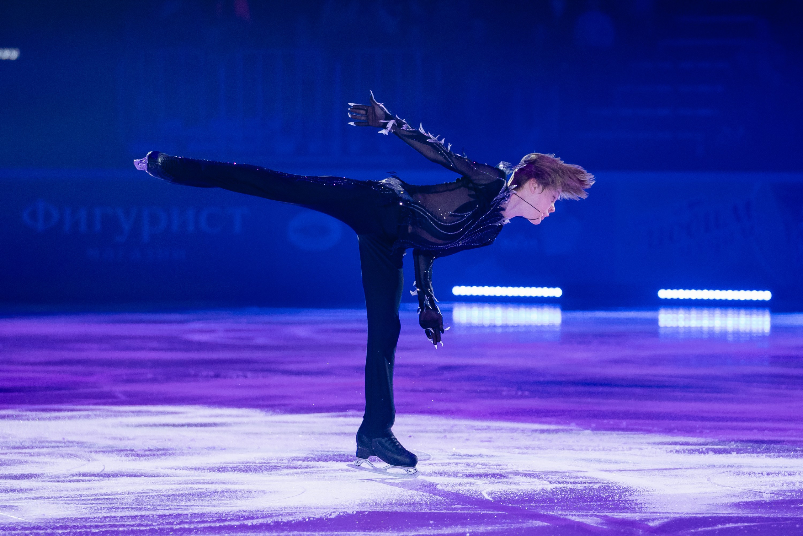 Шоу «Чемпионы на льду» в Новосибирске. Воробьева Ксения — Спортивный и танцевальный фотограф Новосибирск