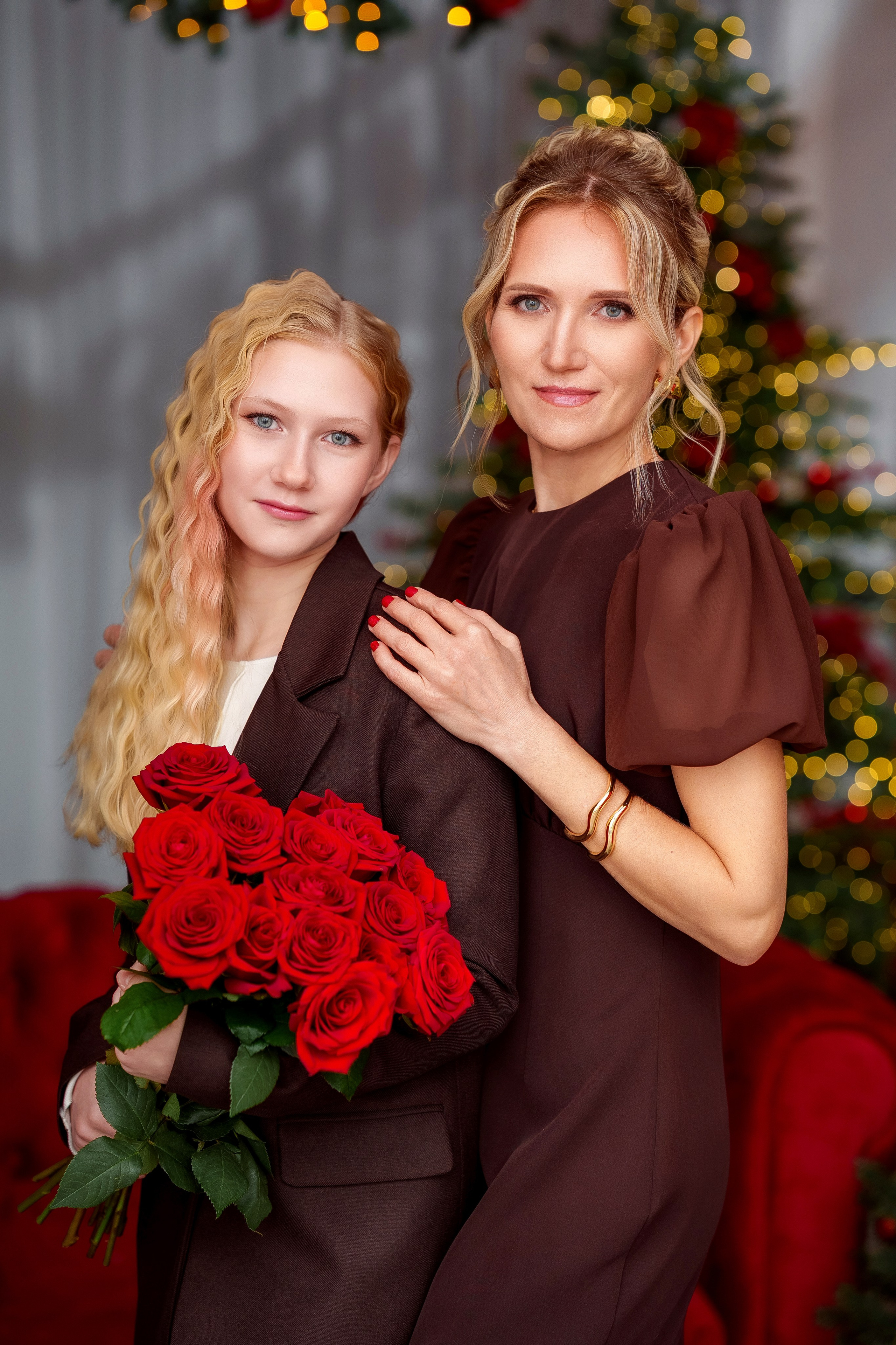 Новогодняя фотосессия семьи Чигиновых. Семейный и детский фотограф Яна Ростер в Ярославле