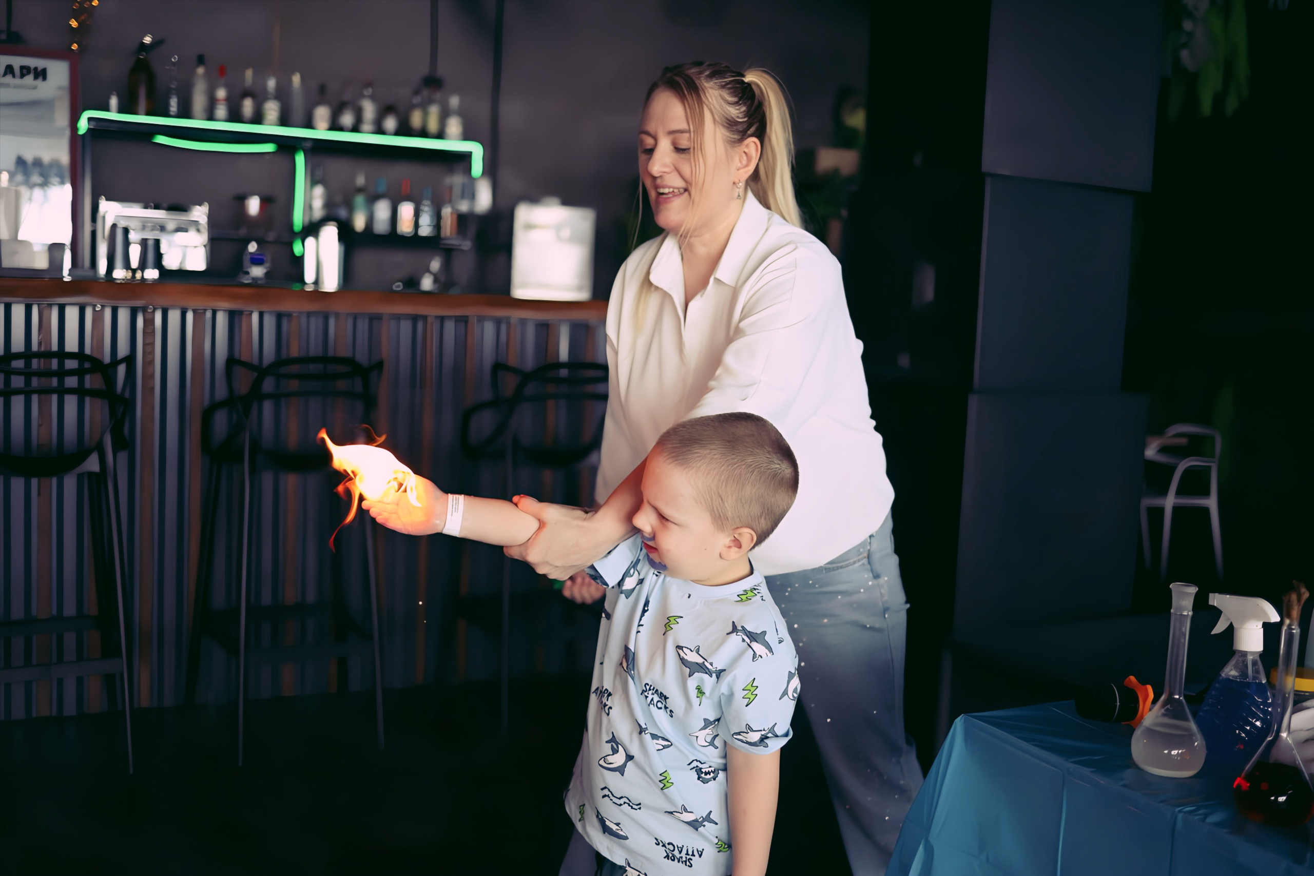 Научное шоу. Семейный и детский фотограф в Славгороде Анастасия Винс