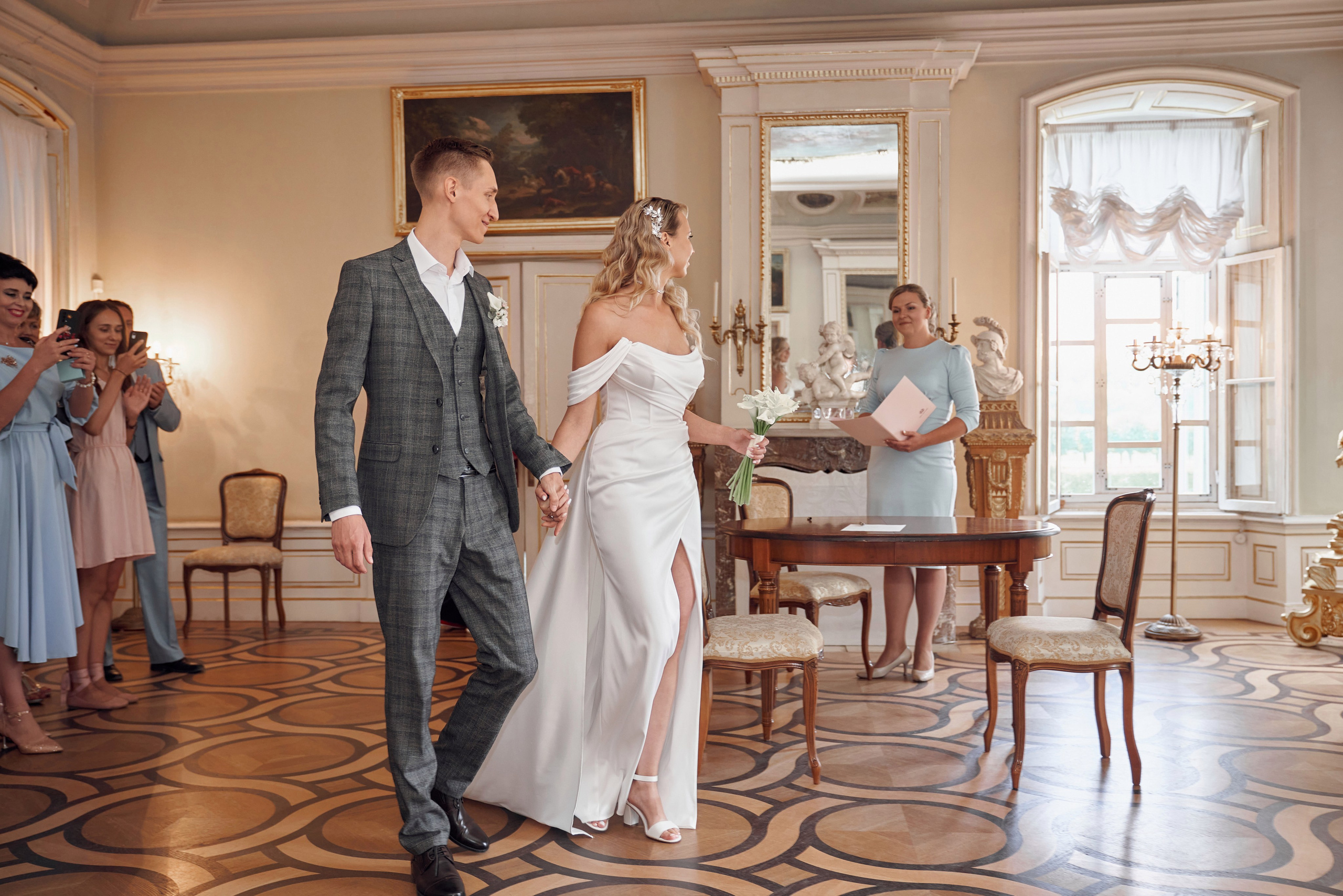 Свадебняа Фотосессия Николая и Анастасии в Кусково