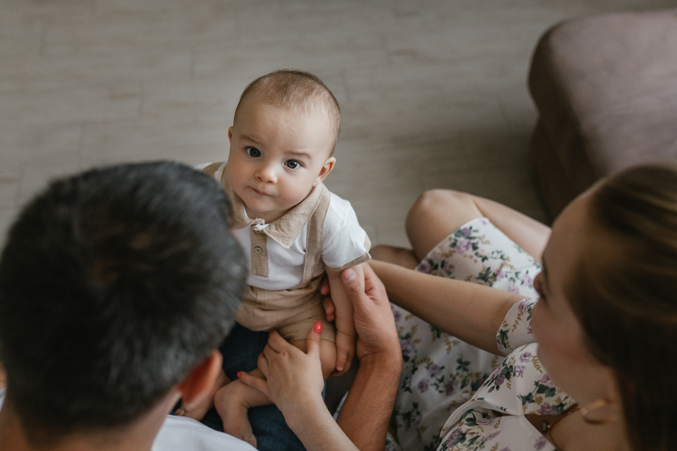 Настя и Андрей (Степа 6 месяцев). Семейный фотограф в г. Ростову-на-Дону Козлова Евгения