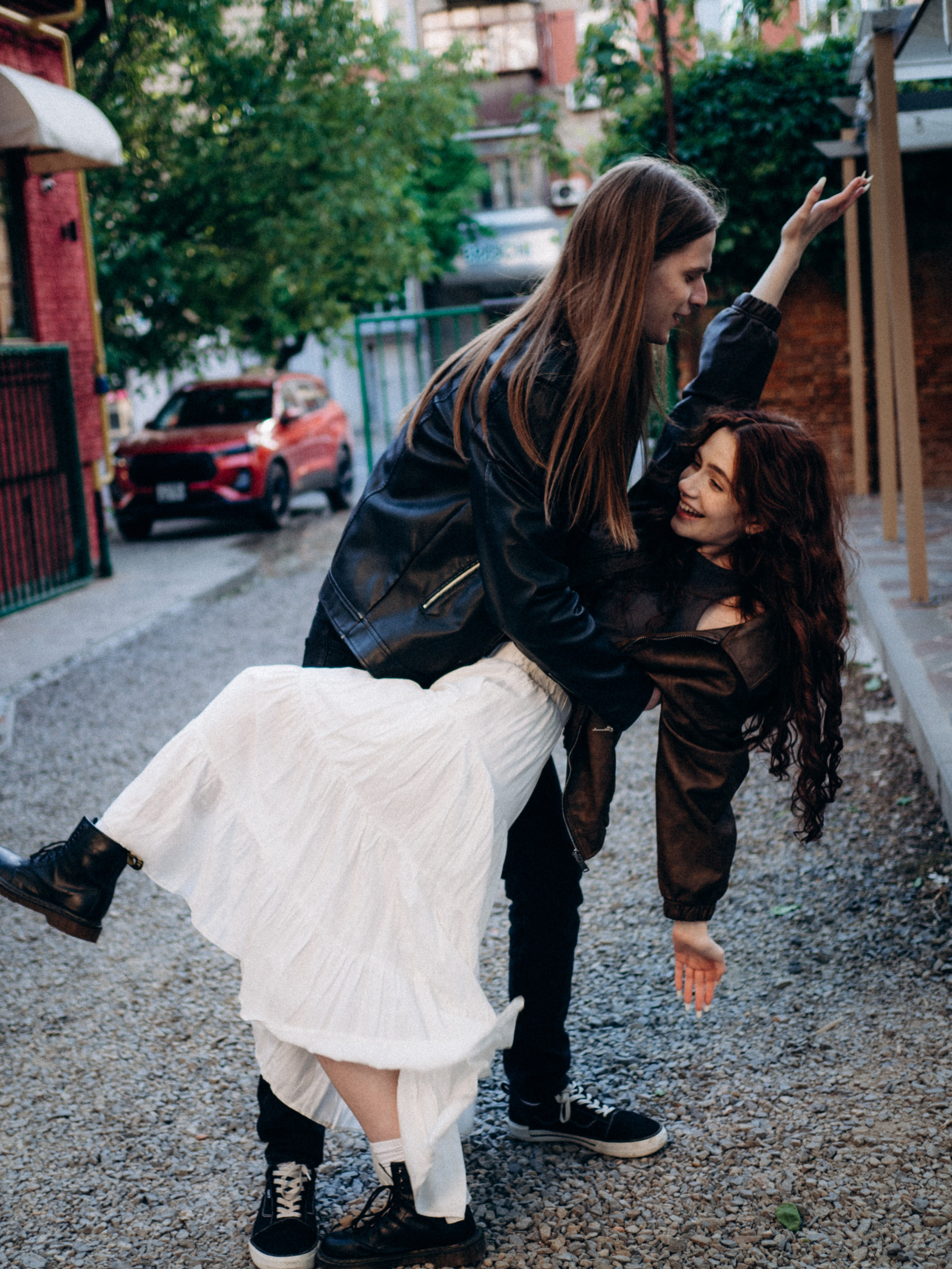 Прогулочная street фотосессия love story