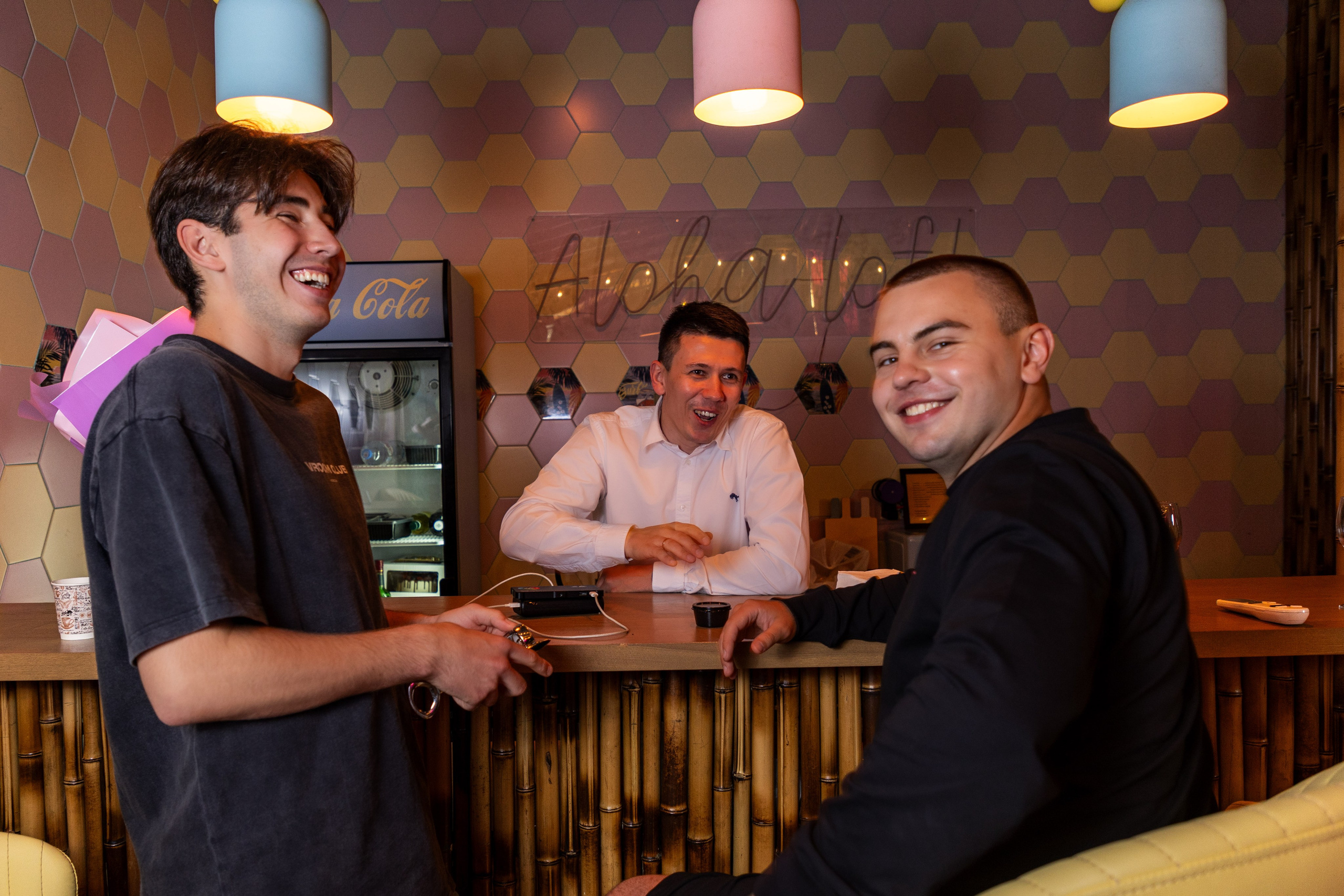 Вечеринка Анастасии и Антона в лофте. Фотограф в Москве портреты | репортажи | спорт