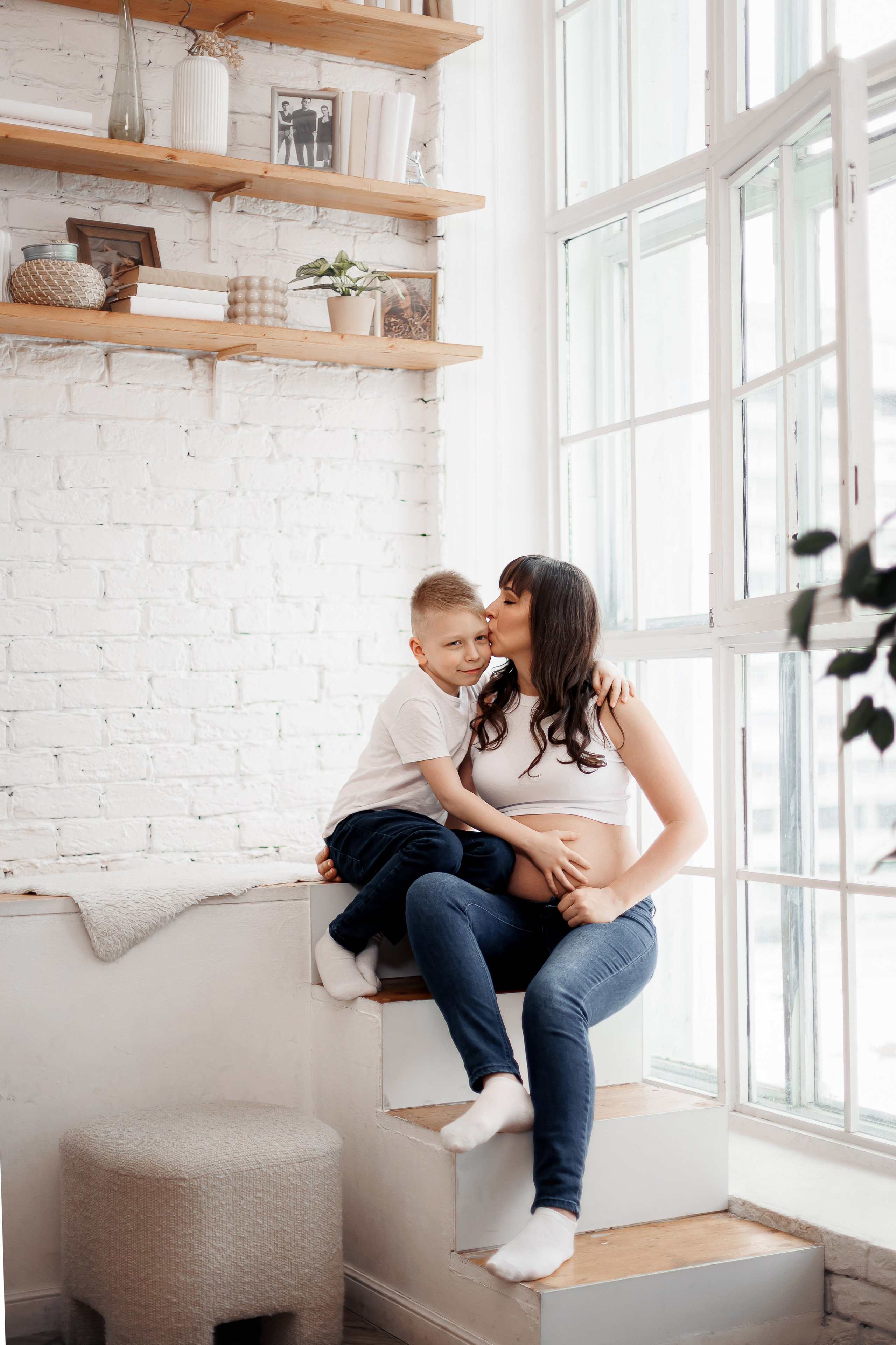 Ольга, Алексей и Артём в Cross Studio. Семейный и детский фотограф Комина Елена, Власиха, Одинцово