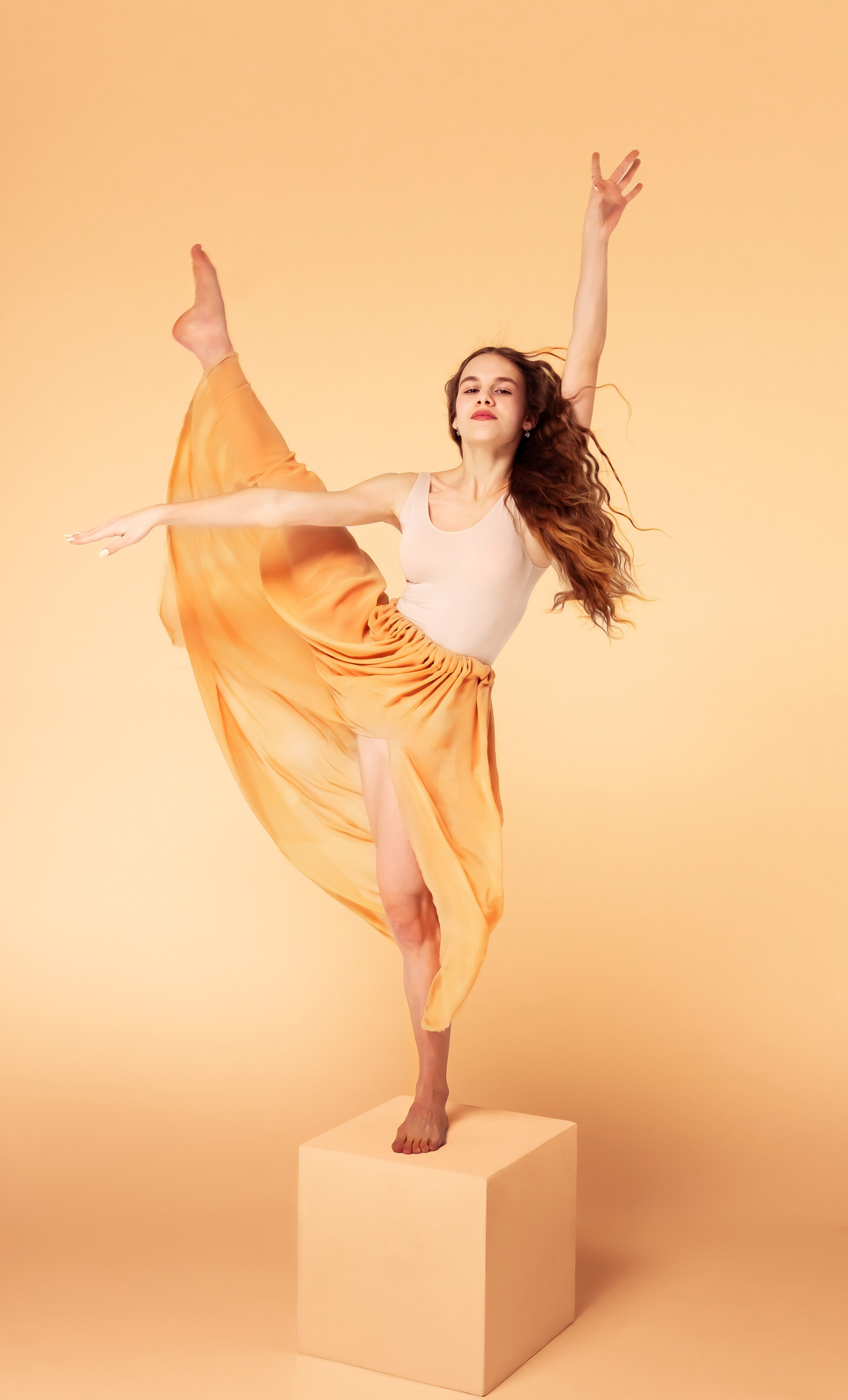 балерина в студии