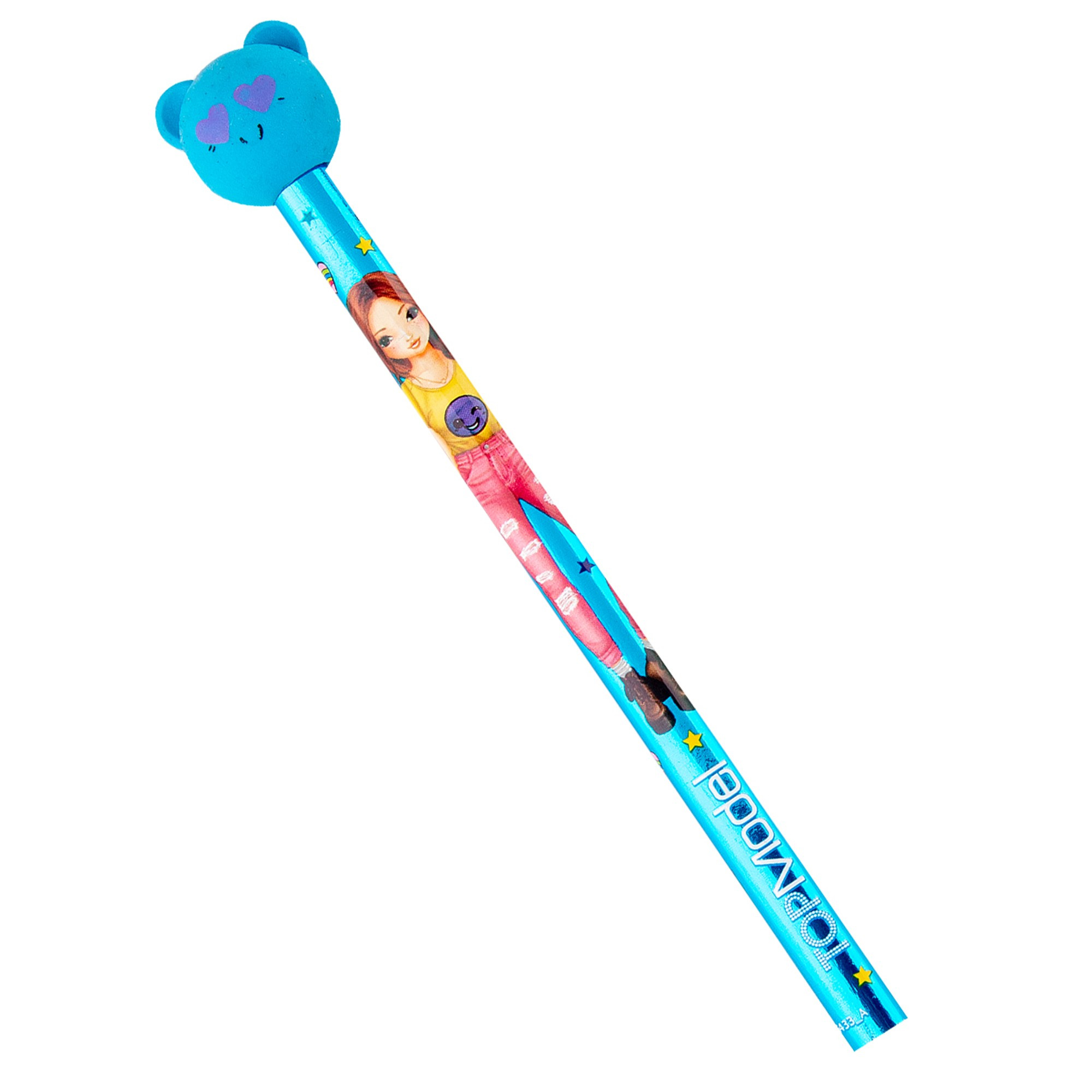 Карандаш синий медведь топ модель