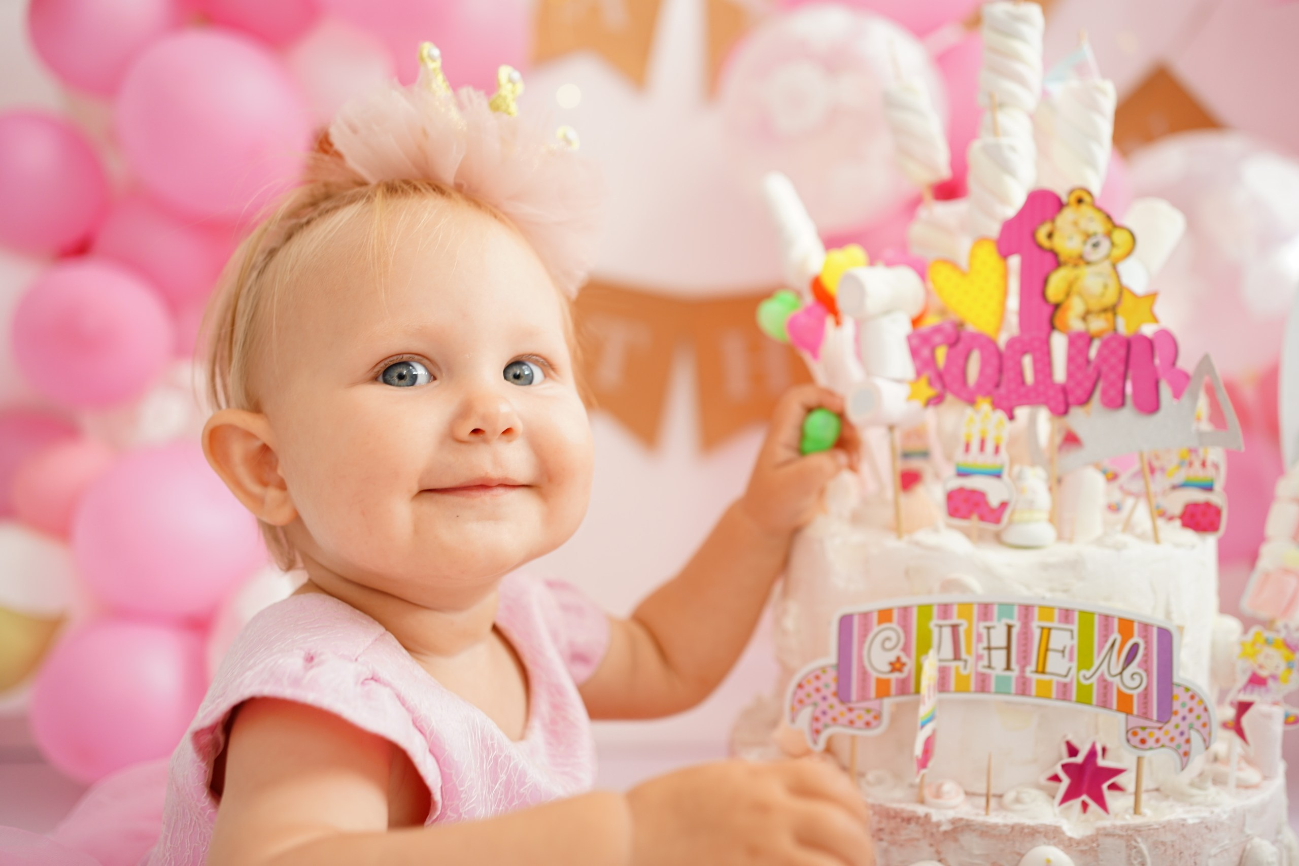 Фотоссесия на Годик для Девочки. Детская Фотостудия ГОДОВАСИКИ в Санкт-Петербурге фотосесия на годик