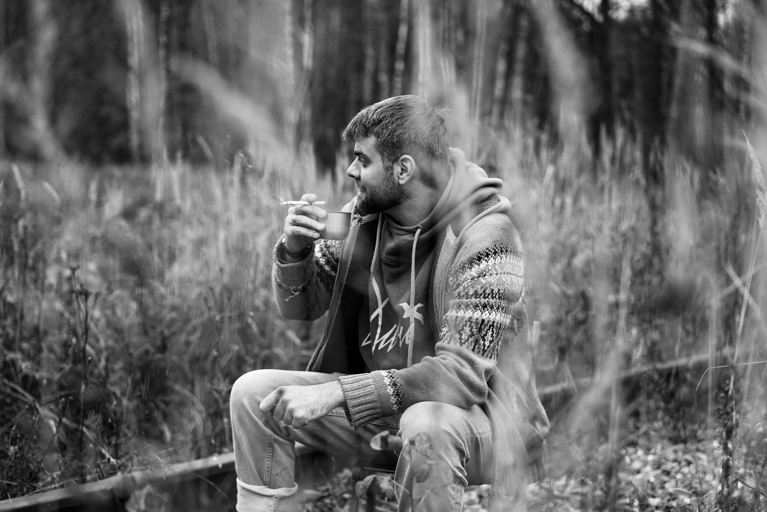 Железная дорога, горящие новости и топор. Портретный и семейный фотограф в Москве Мария Ахметсафина