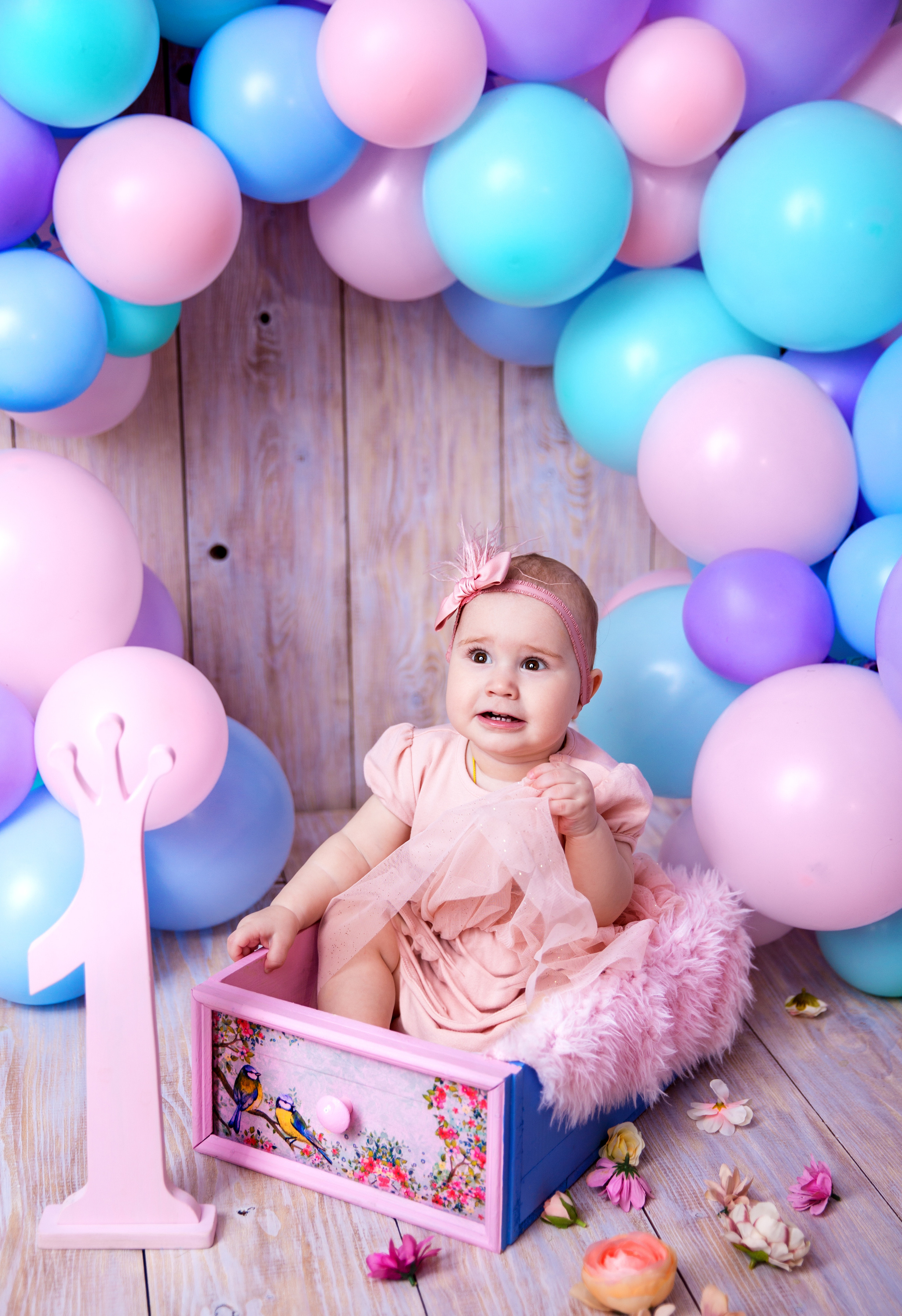 Фотосессия ГОДОВАСИЕ. Фотограф новорожденных, детей до года и беременных в Симферополе