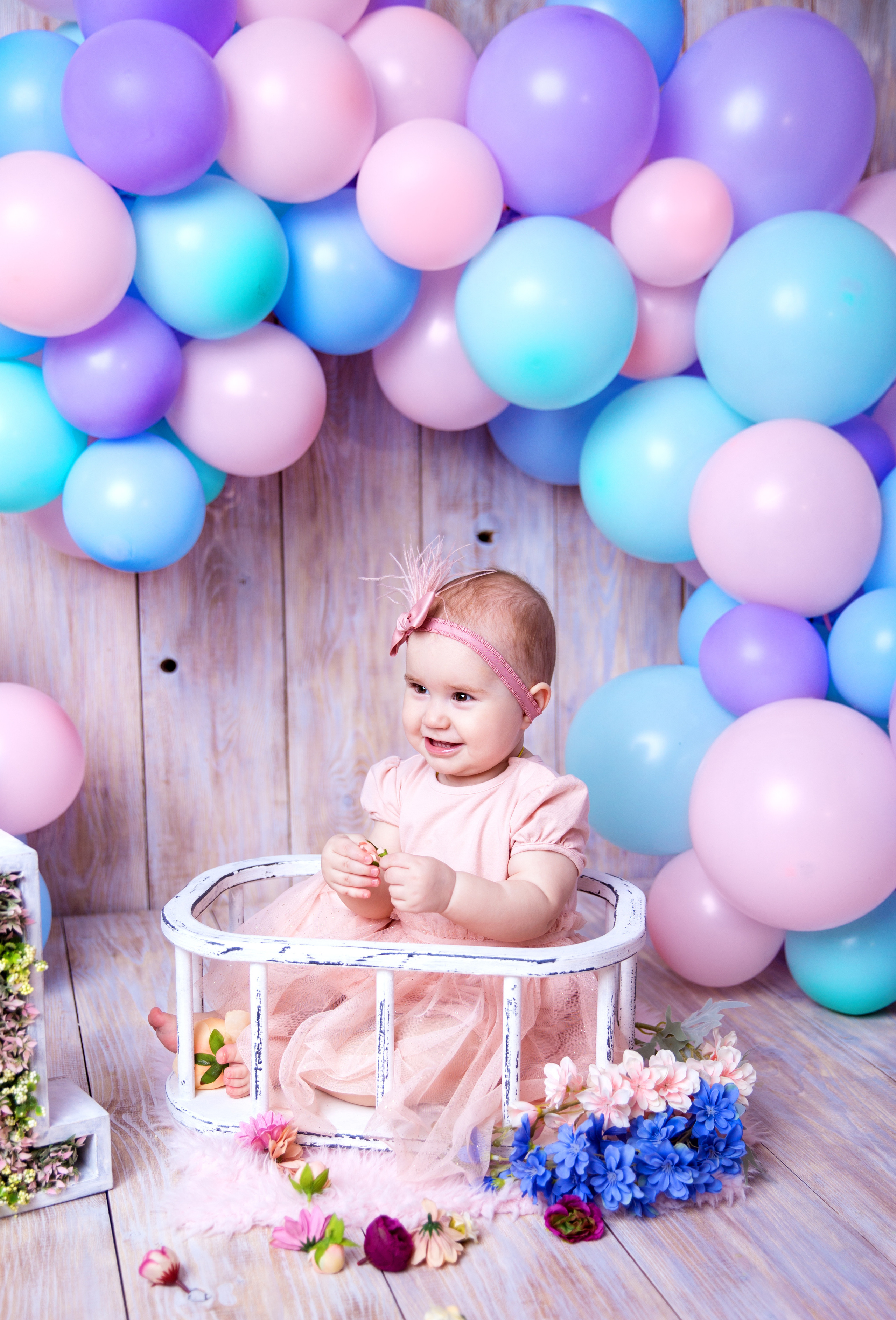 Фотосессия ГОДОВАСИЕ. Фотограф новорожденных, детей до года и беременных в Симферополе