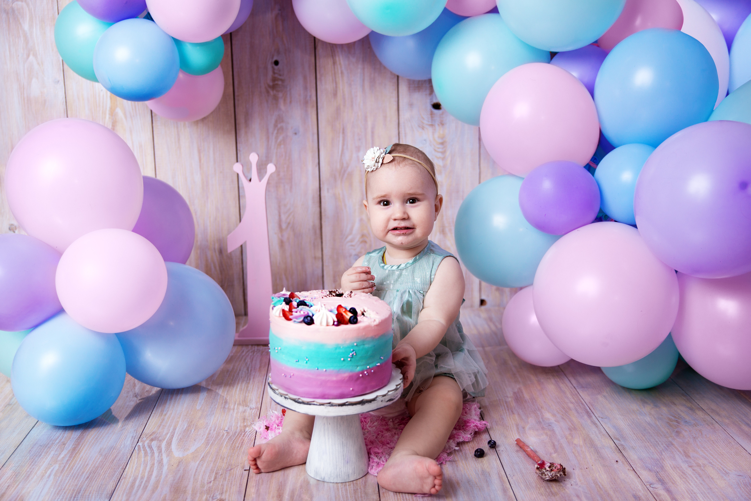 Фотосессия ГОДОВАСИЕ. Фотограф новорожденных, детей до года и беременных в Симферополе