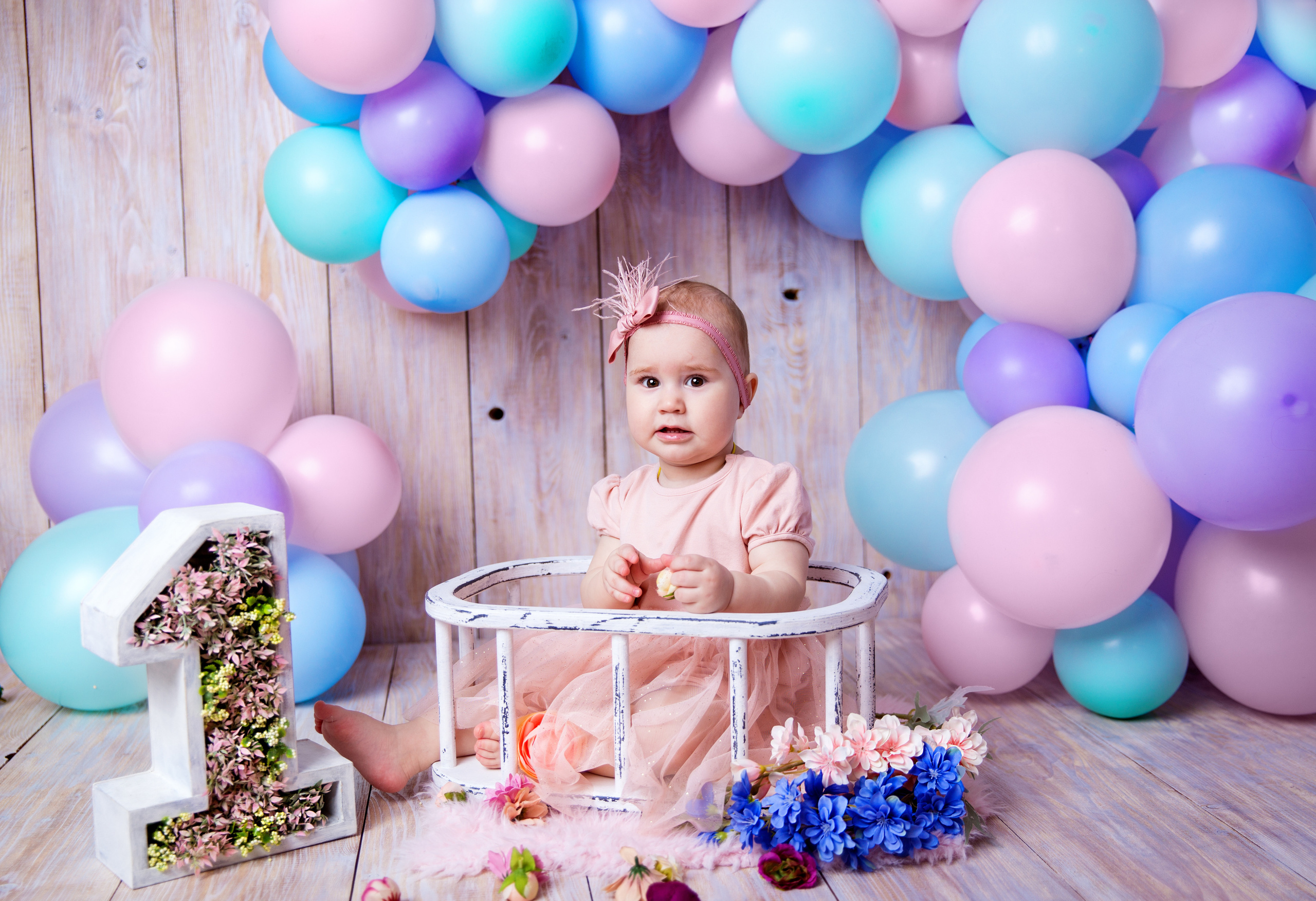 Фотосессия ГОДОВАСИЕ. Фотограф новорожденных, детей до года и беременных в Симферополе