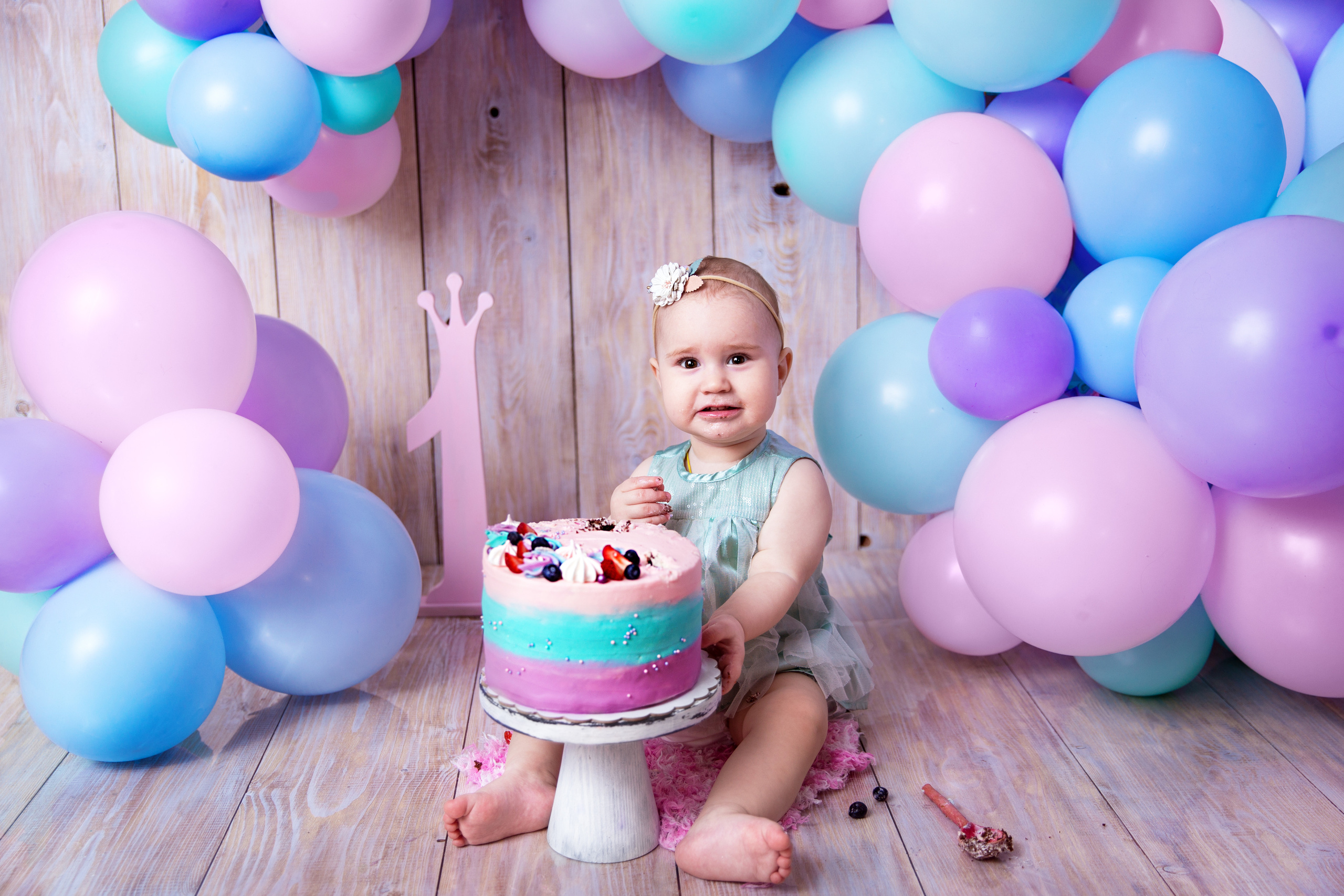 Фотосессия ГОДОВАСИЕ. Фотограф новорожденных, детей до года и беременных в Симферополе